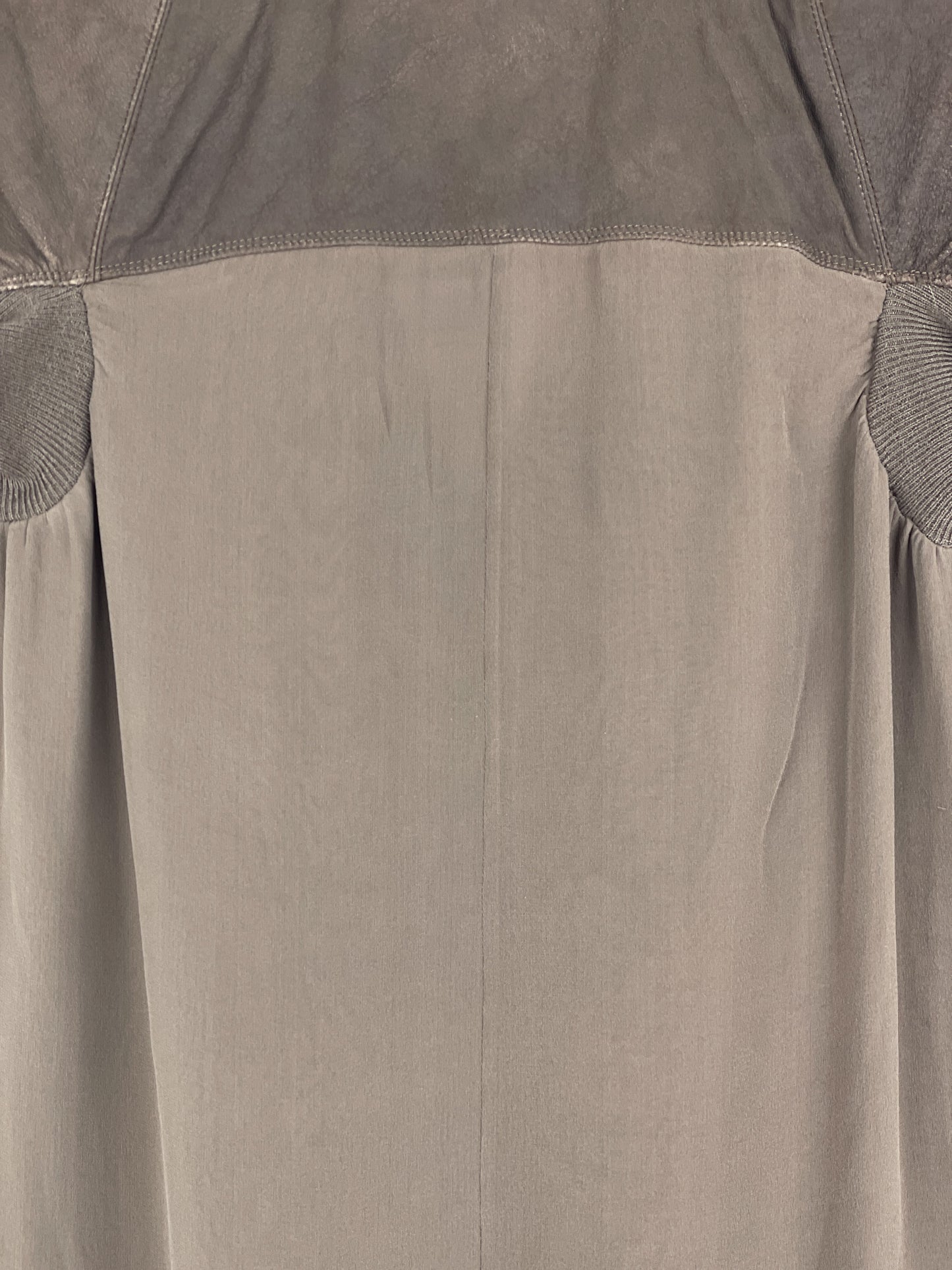 Rick Owens AW13 'Plinth' Hybrid Leather Dress