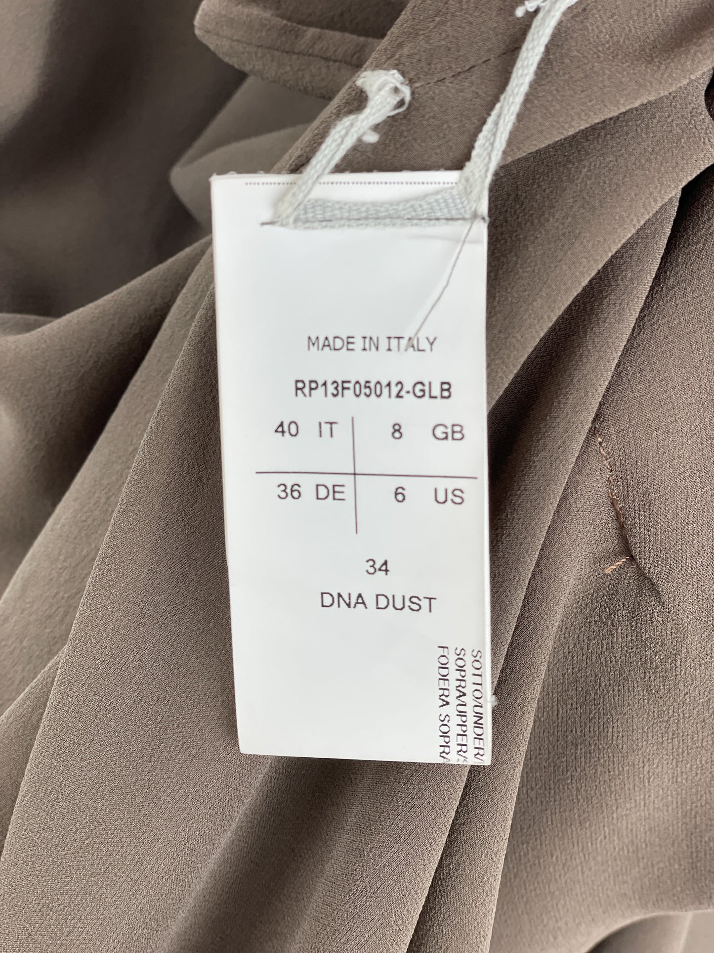 Rick Owens AW13 'Plinth' Hybrid Leather Dress