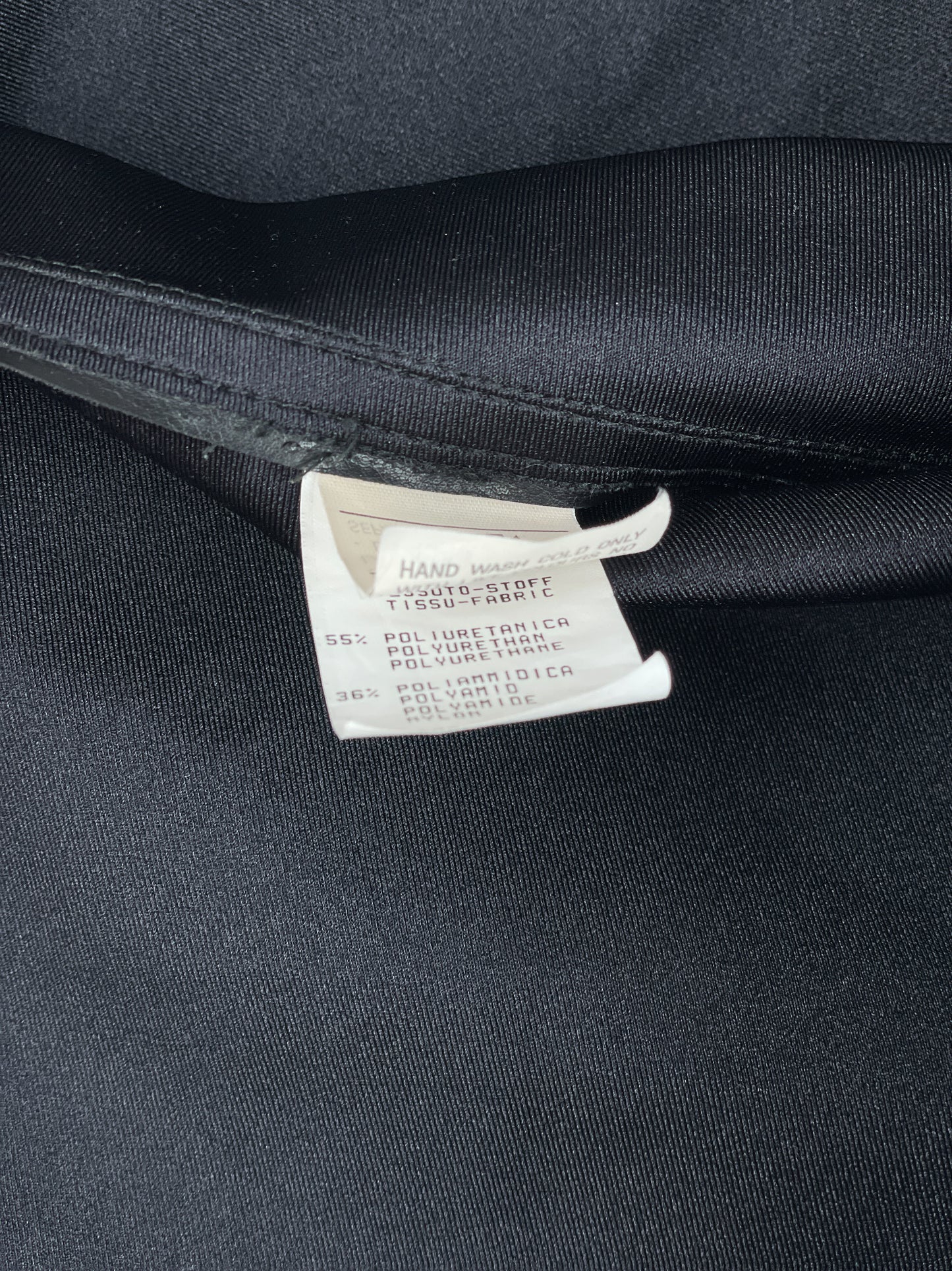 Jean Paul Gaultier 1990s Backzip Bondage Fetish Rubber Top