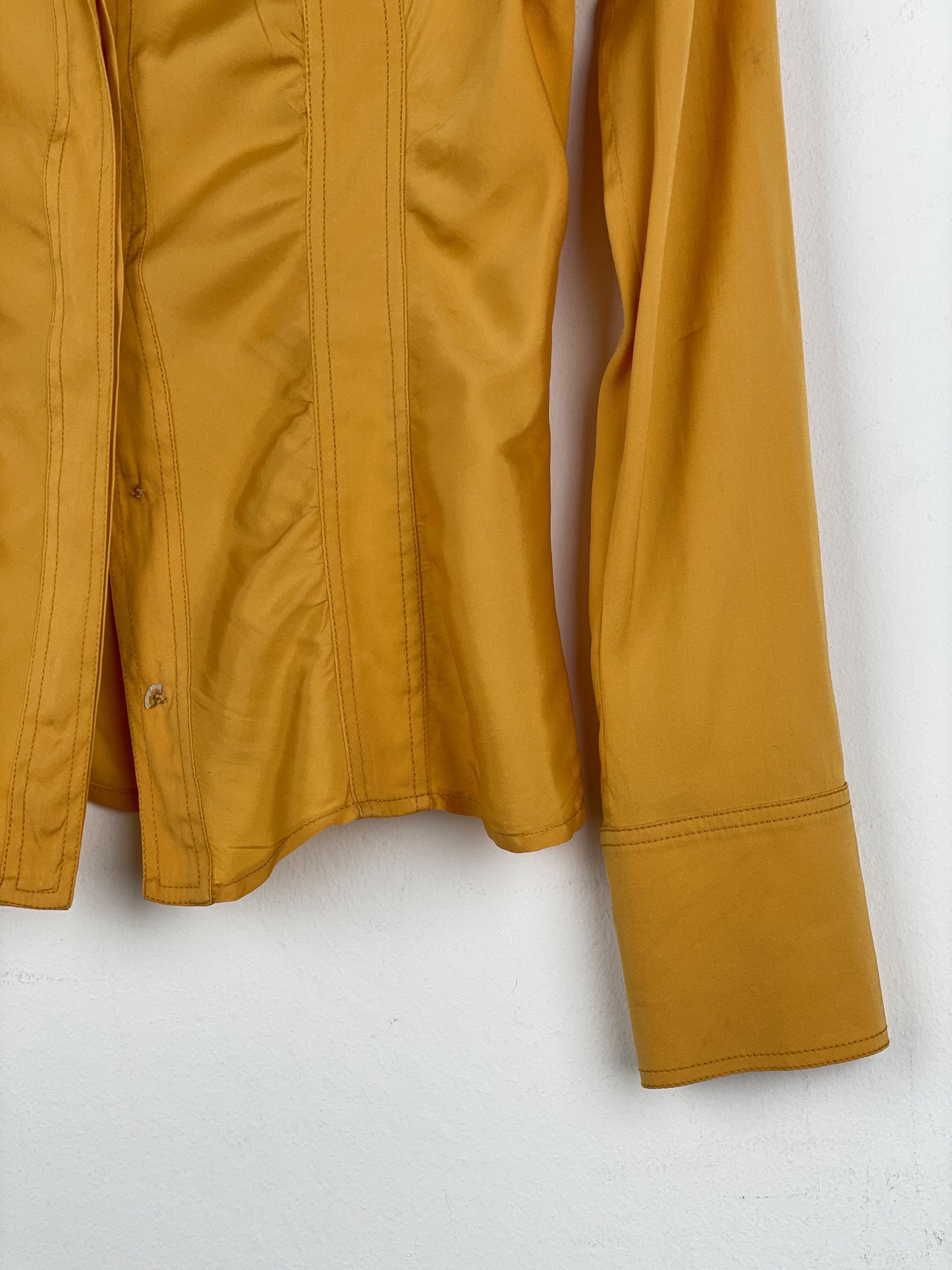 Gucci by Tom Ford 1990s Chest-Pocket Blouse