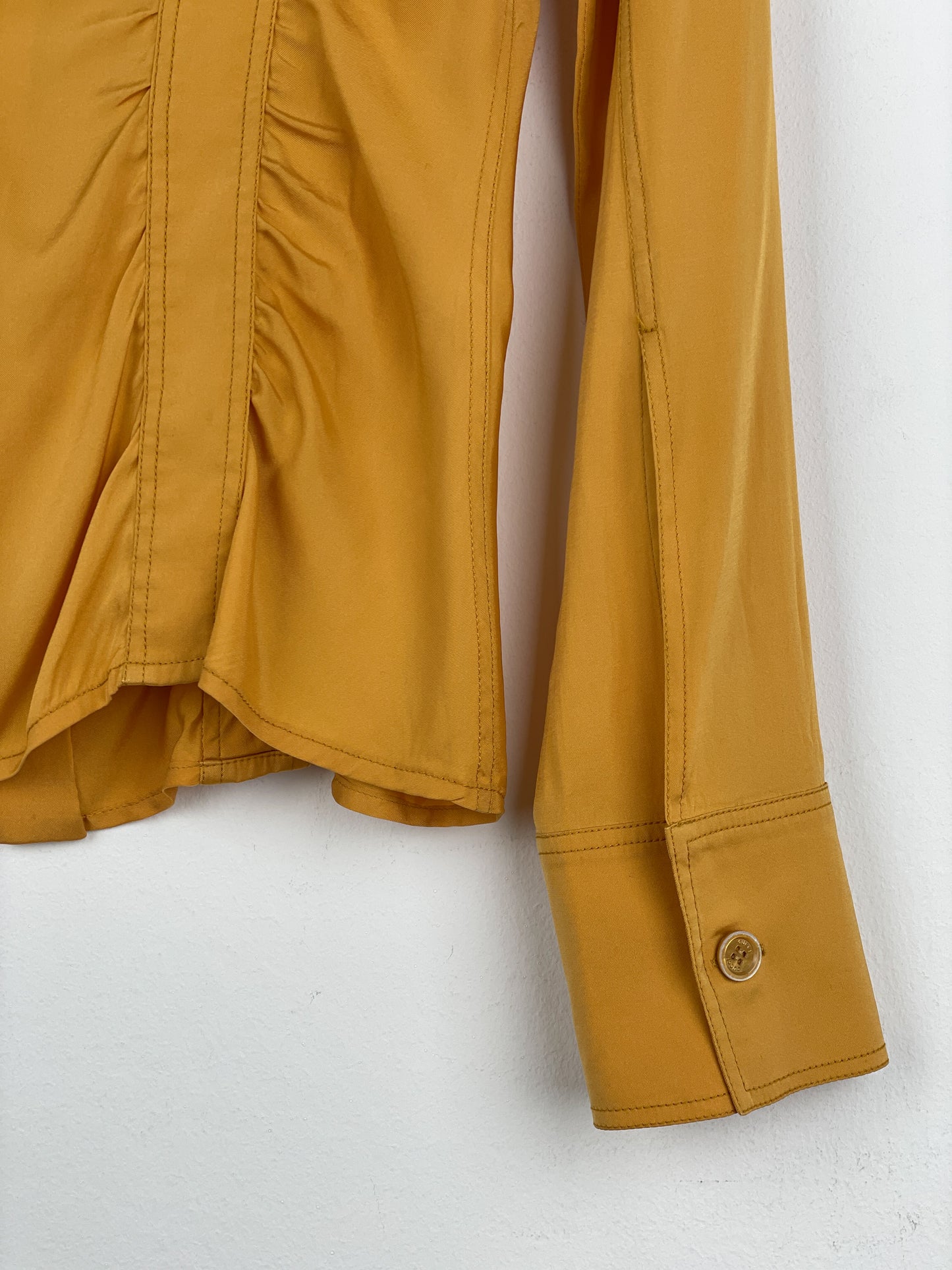 Gucci by Tom Ford 1990s Chest-Pocket Blouse