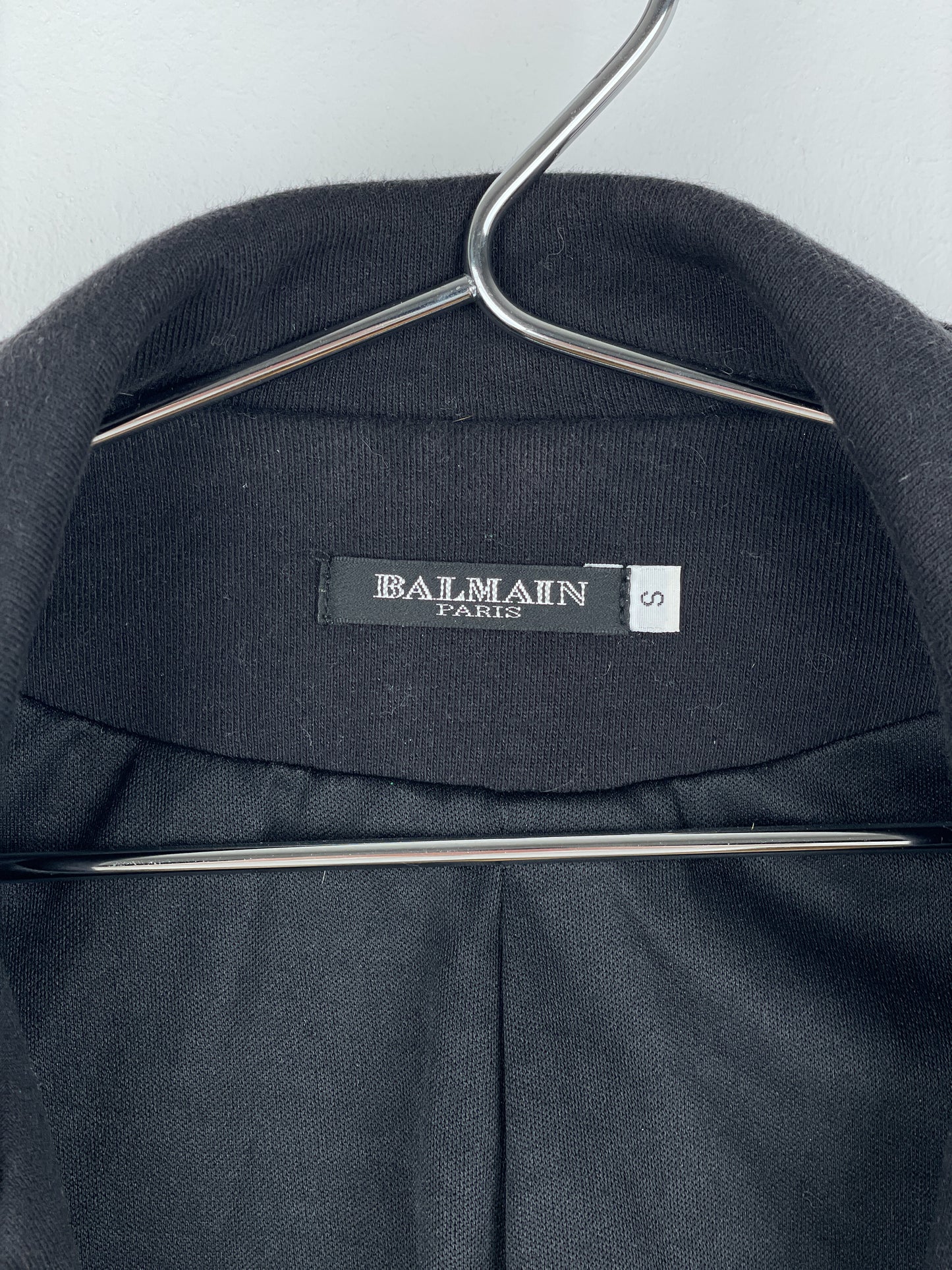 Balmain Military Patch Biker Jacket