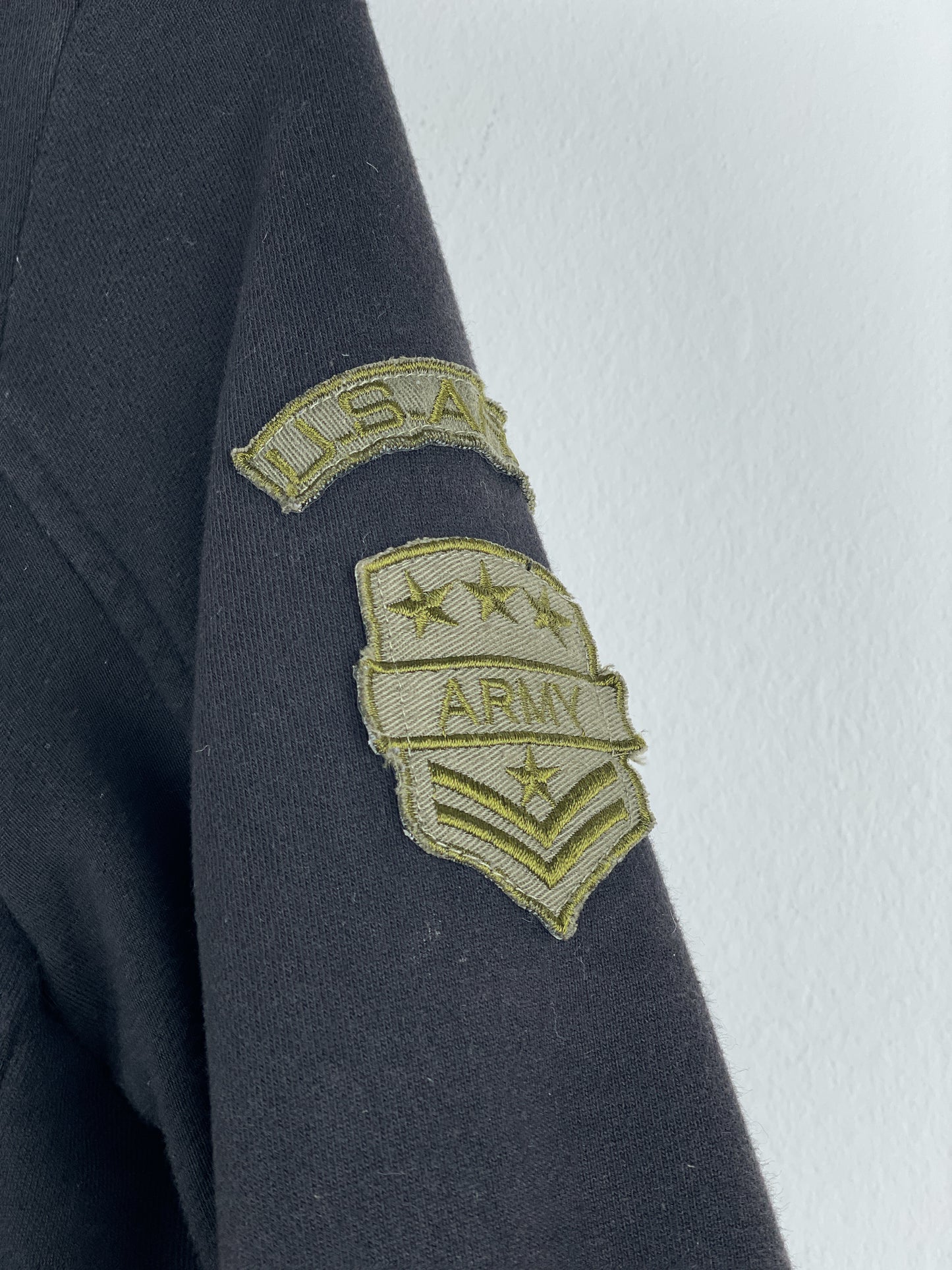 Balmain Military Patch Biker Jacket