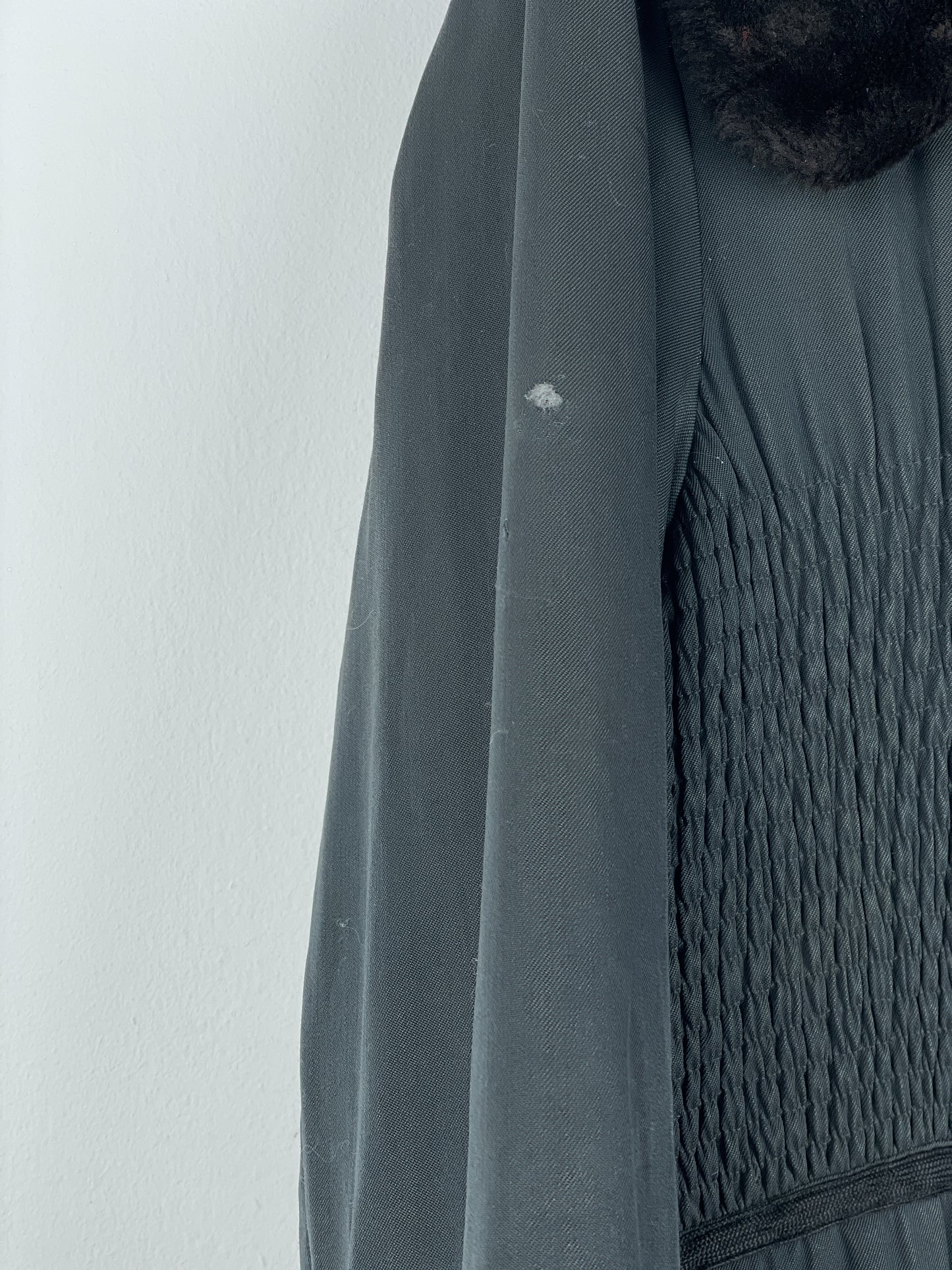 Jean Paul Gaultier AW89 'Femmes entre Elles' Zipper Fur Coat