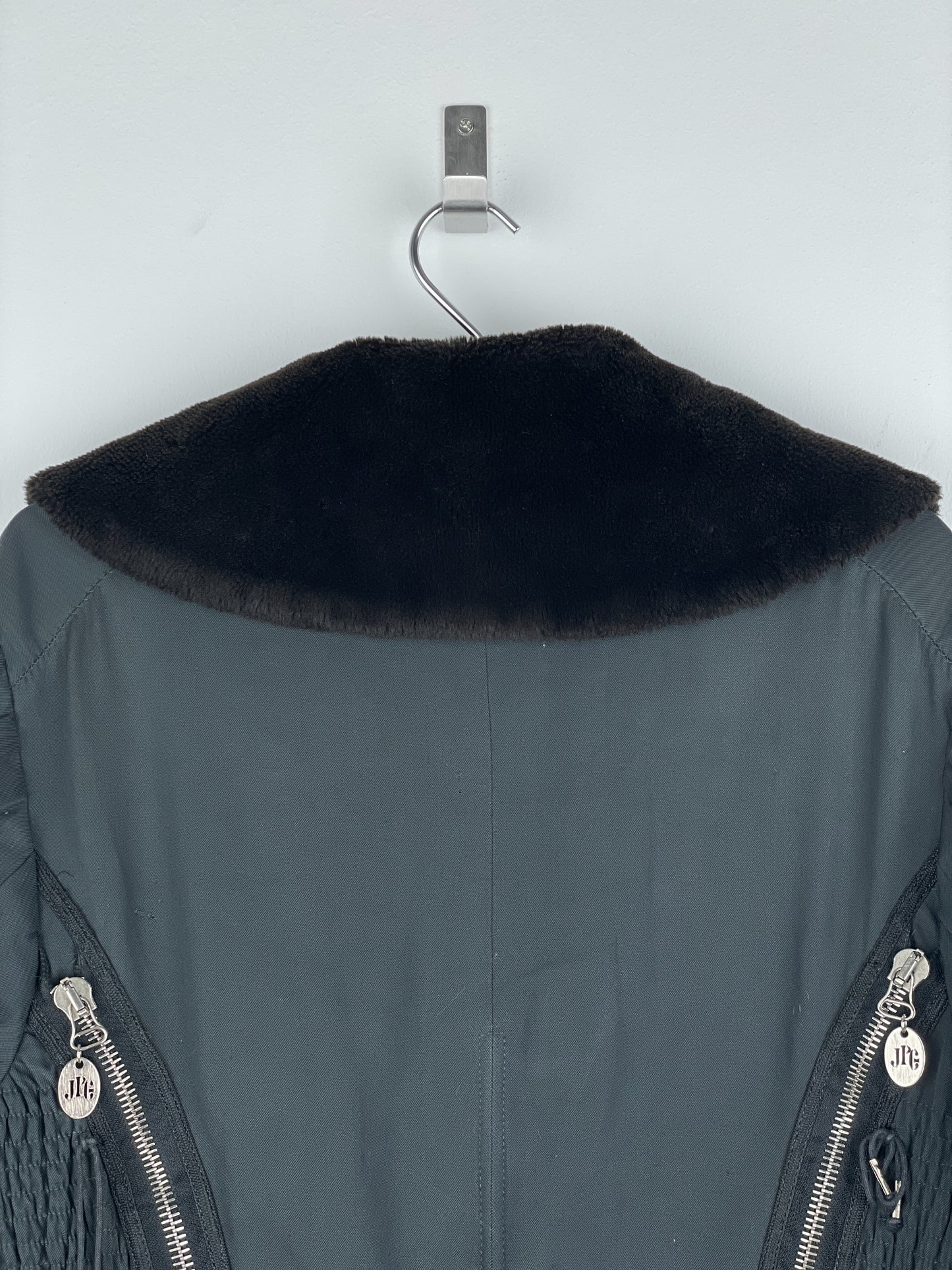 Jean Paul Gaultier AW89 'Femmes entre Elles' Zipper Fur Coat