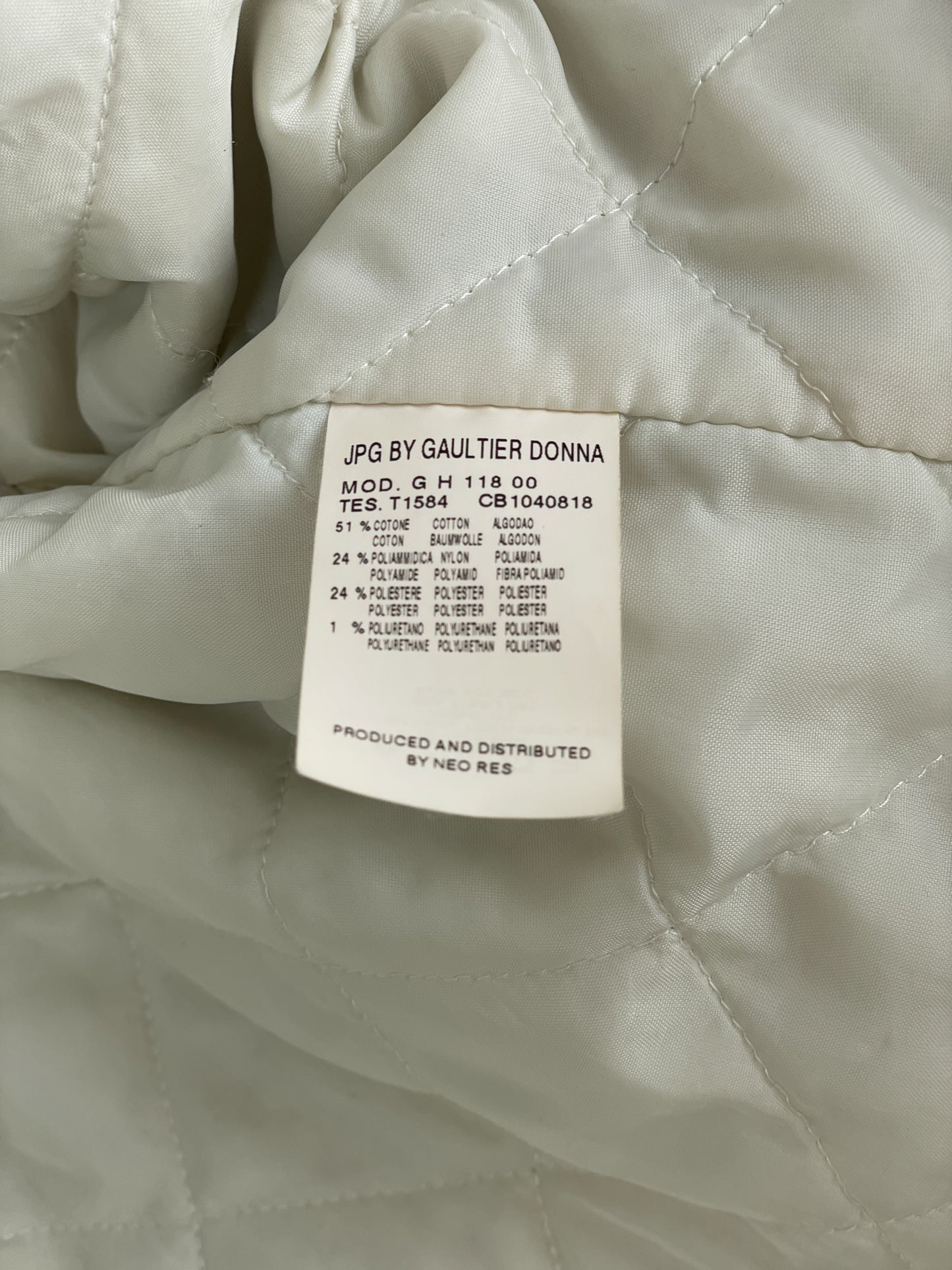 Jean Paul Gaultier AW03 Parachute Bondage Coat Jacket