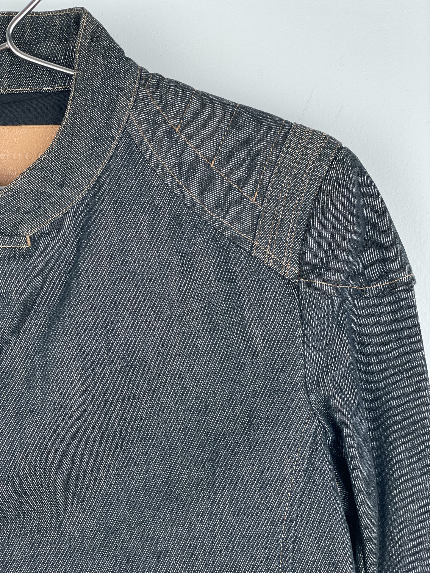 Gucci by Tom Ford SS02 Denim Biker Jacket