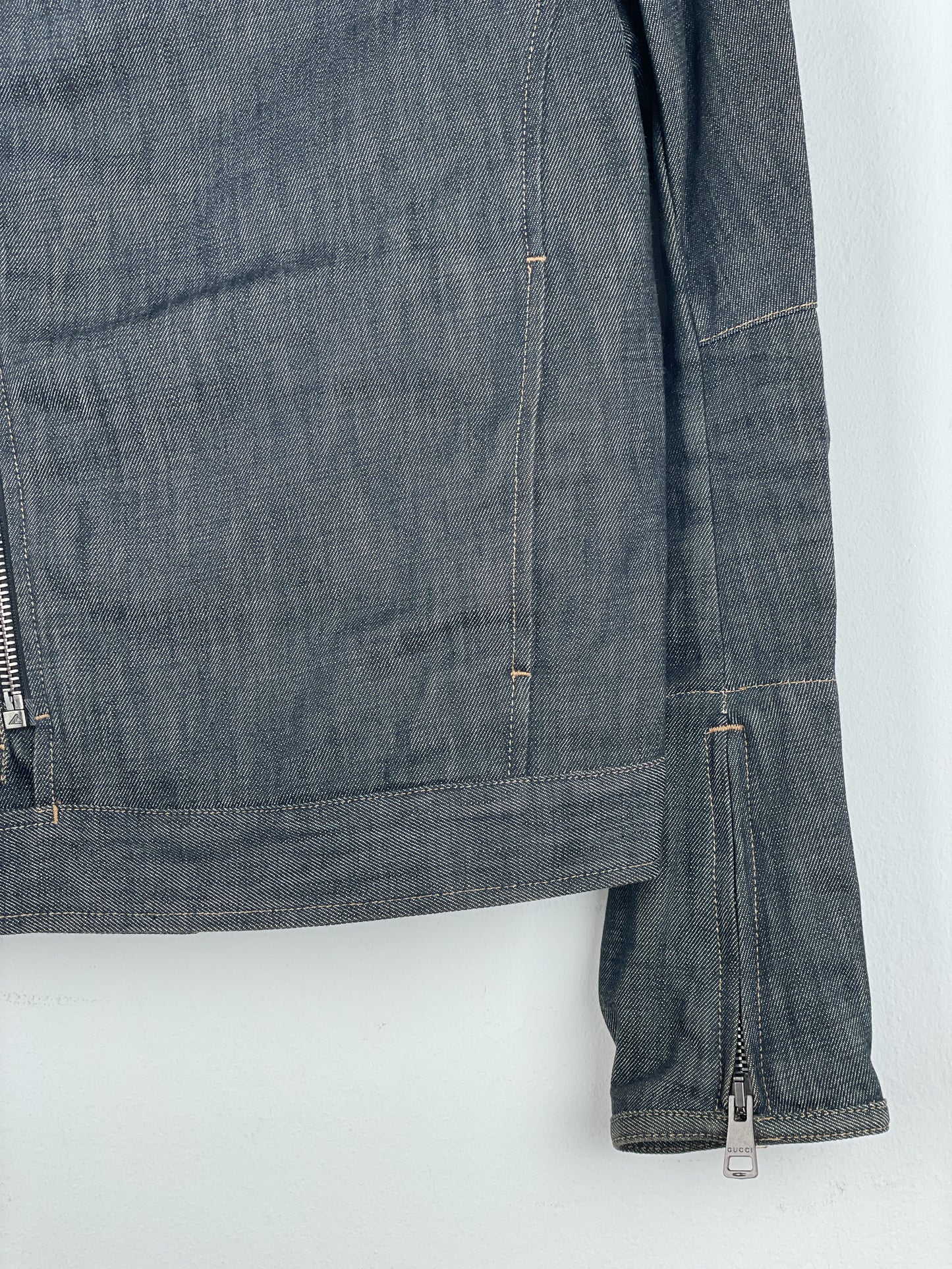 Gucci by Tom Ford SS02 Denim Biker Jacket