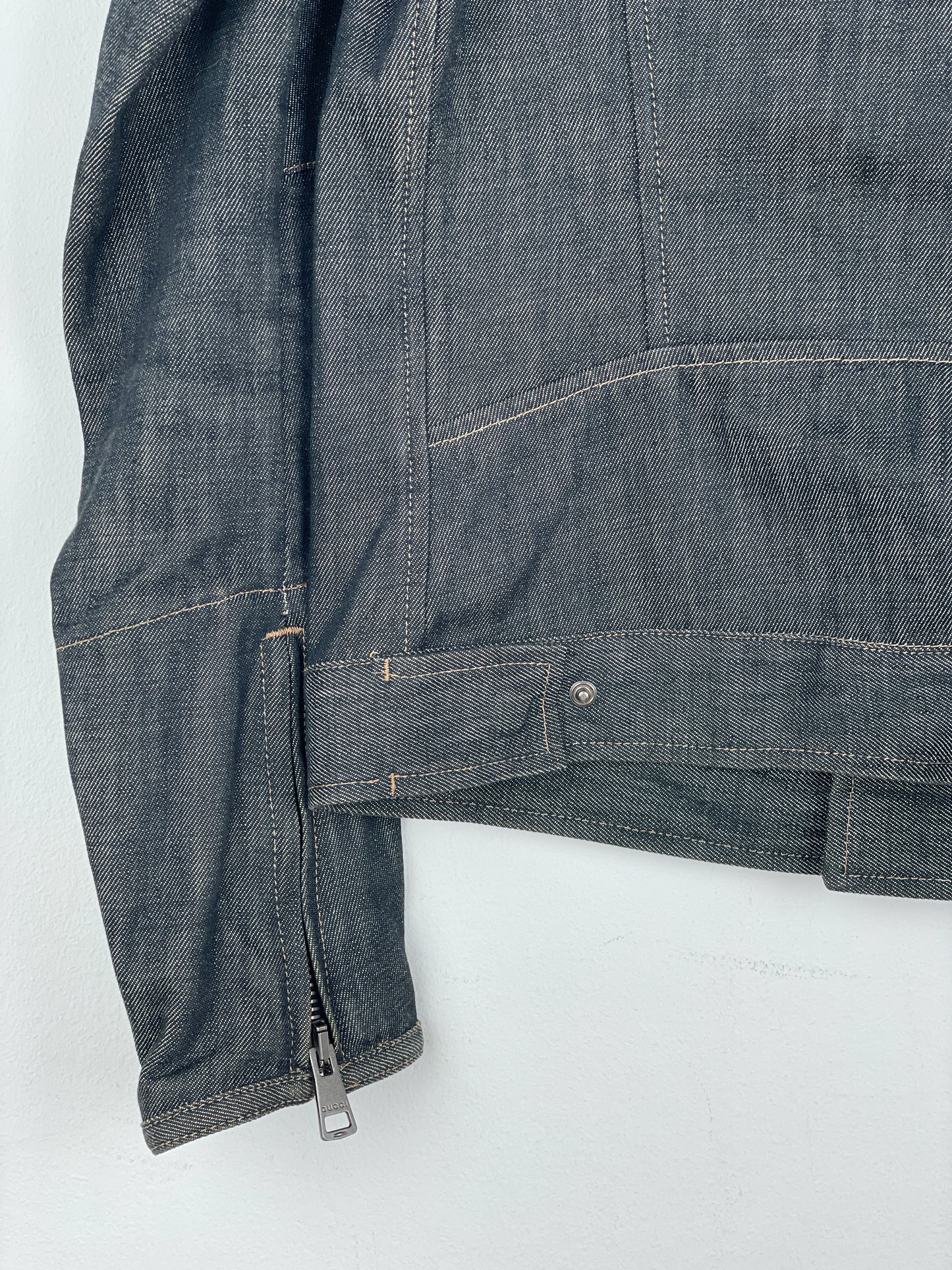 Gucci by Tom Ford SS02 Denim Biker Jacket