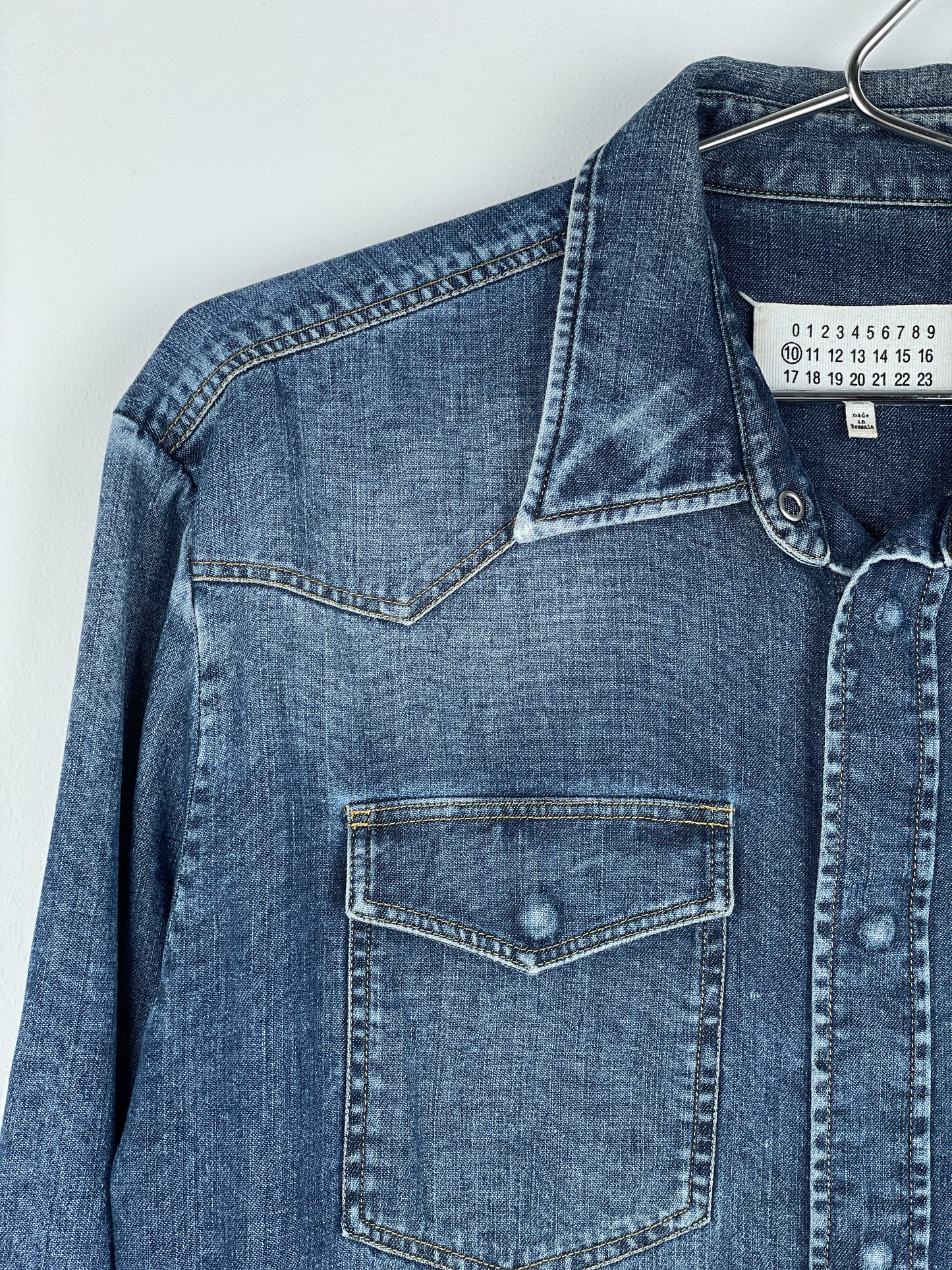 Maison Margiela SS16 Western Denim Button-Up Shirt