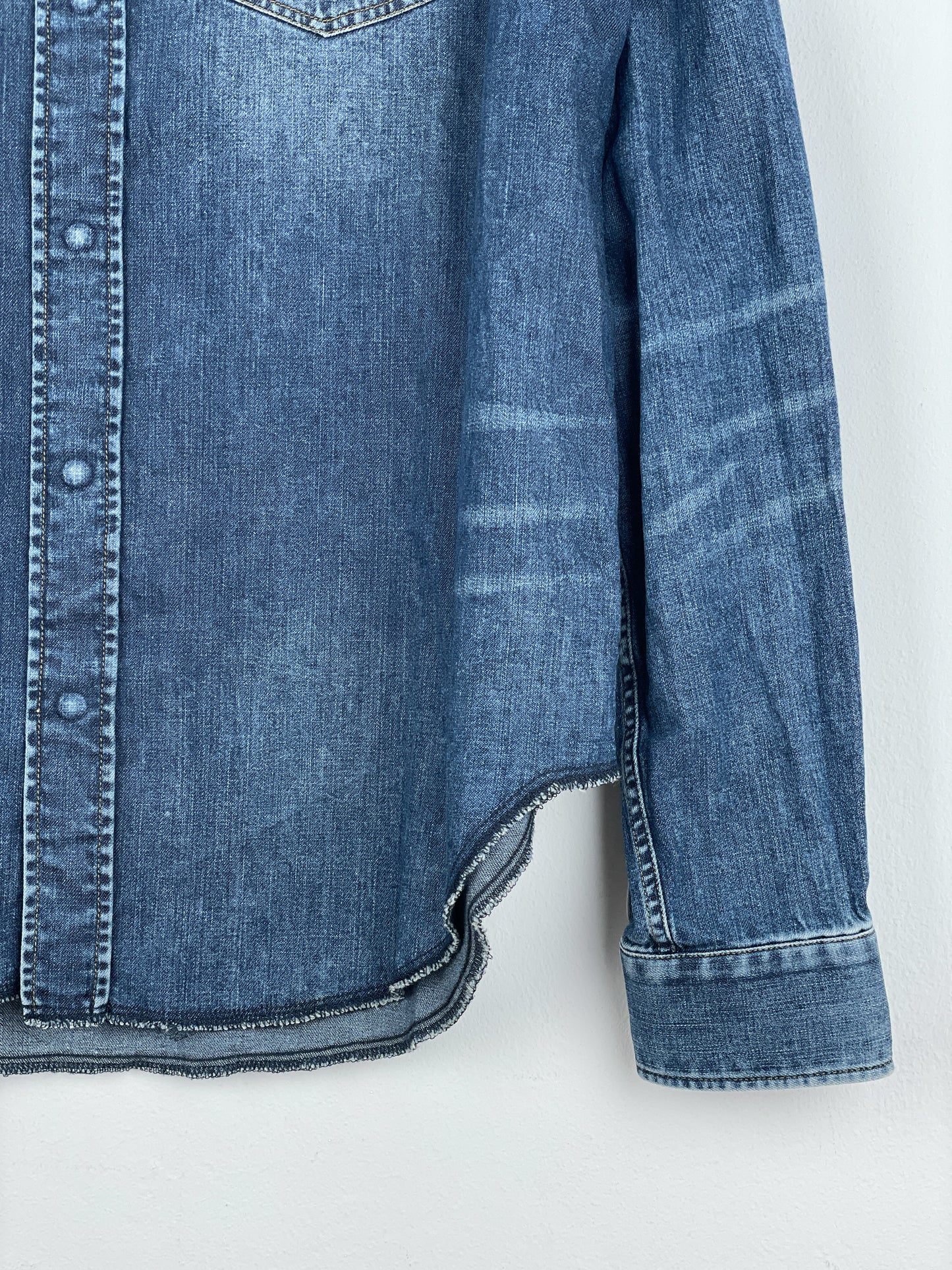 Maison Margiela SS16 Western Denim Button-Up Shirt