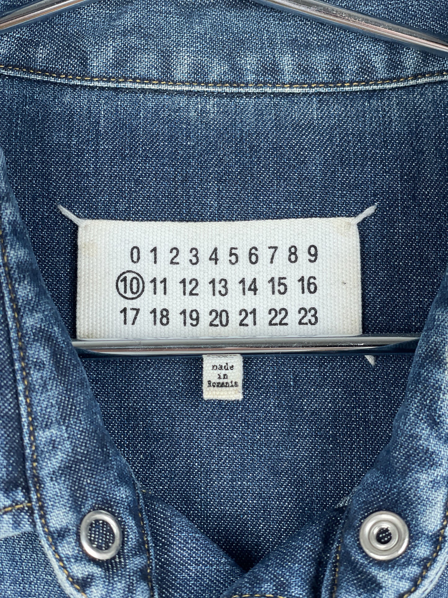 Maison Margiela SS16 Western Denim Button-Up Shirt