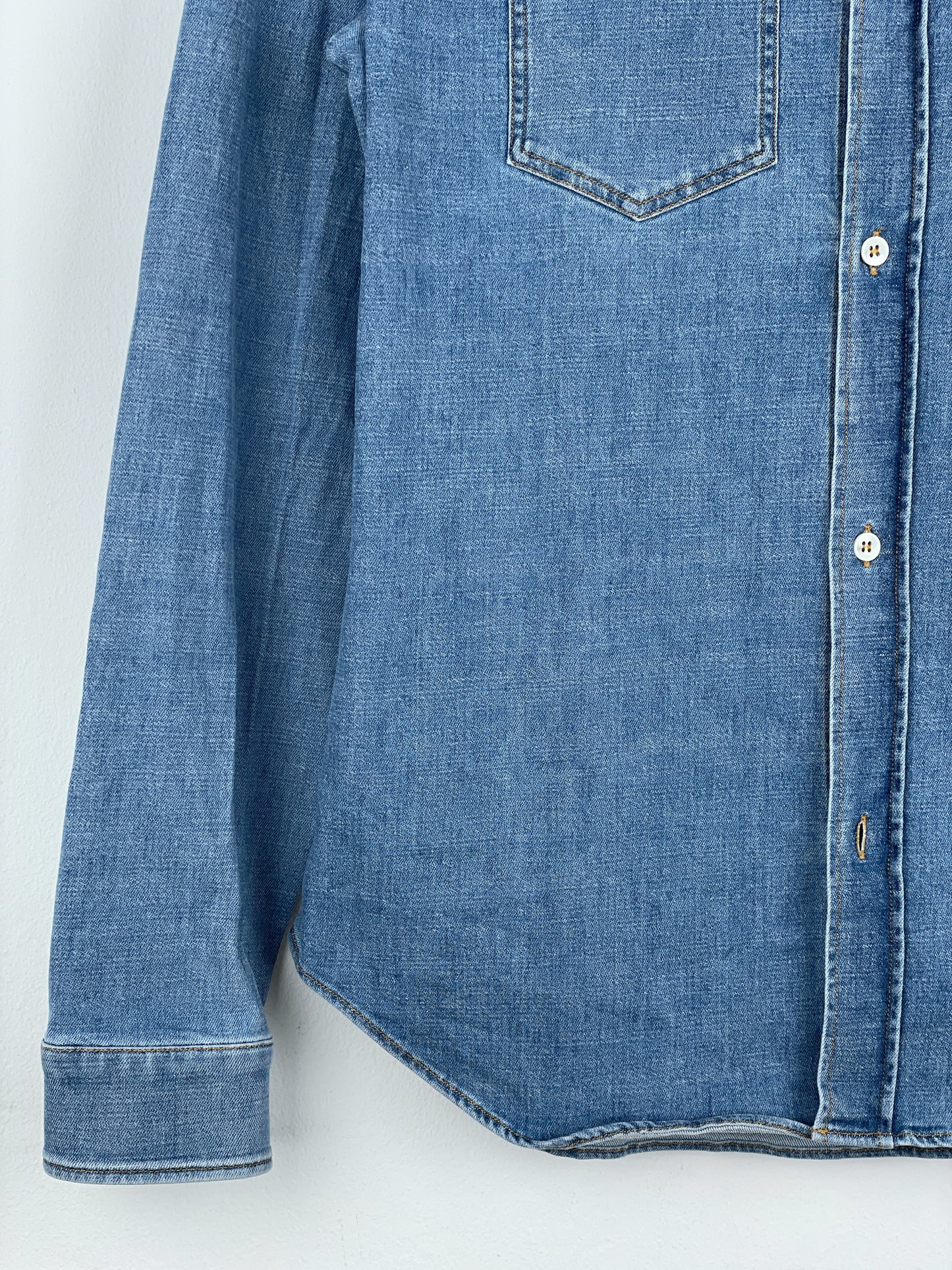 Maison Margiela SS15 Western Denim Button-Up Shirt