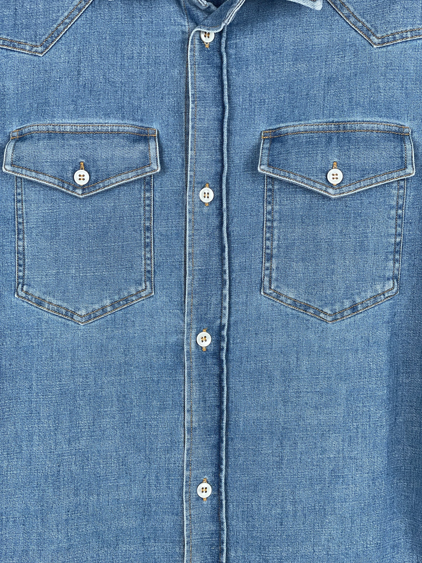Maison Margiela SS15 Western Denim Button-Up Shirt