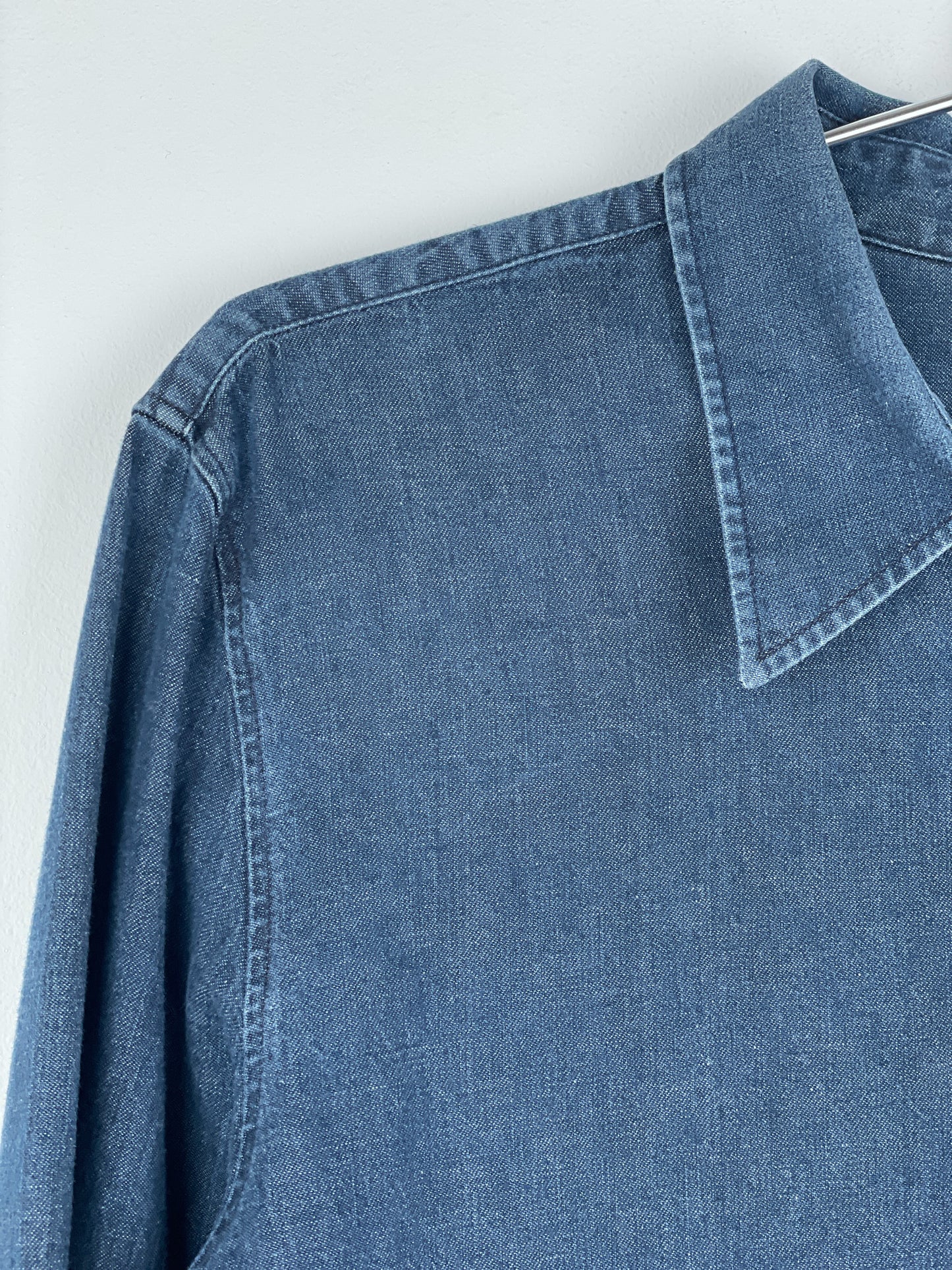 Helmut Lang AW98 One Pocket Denim Button-Up Shirt