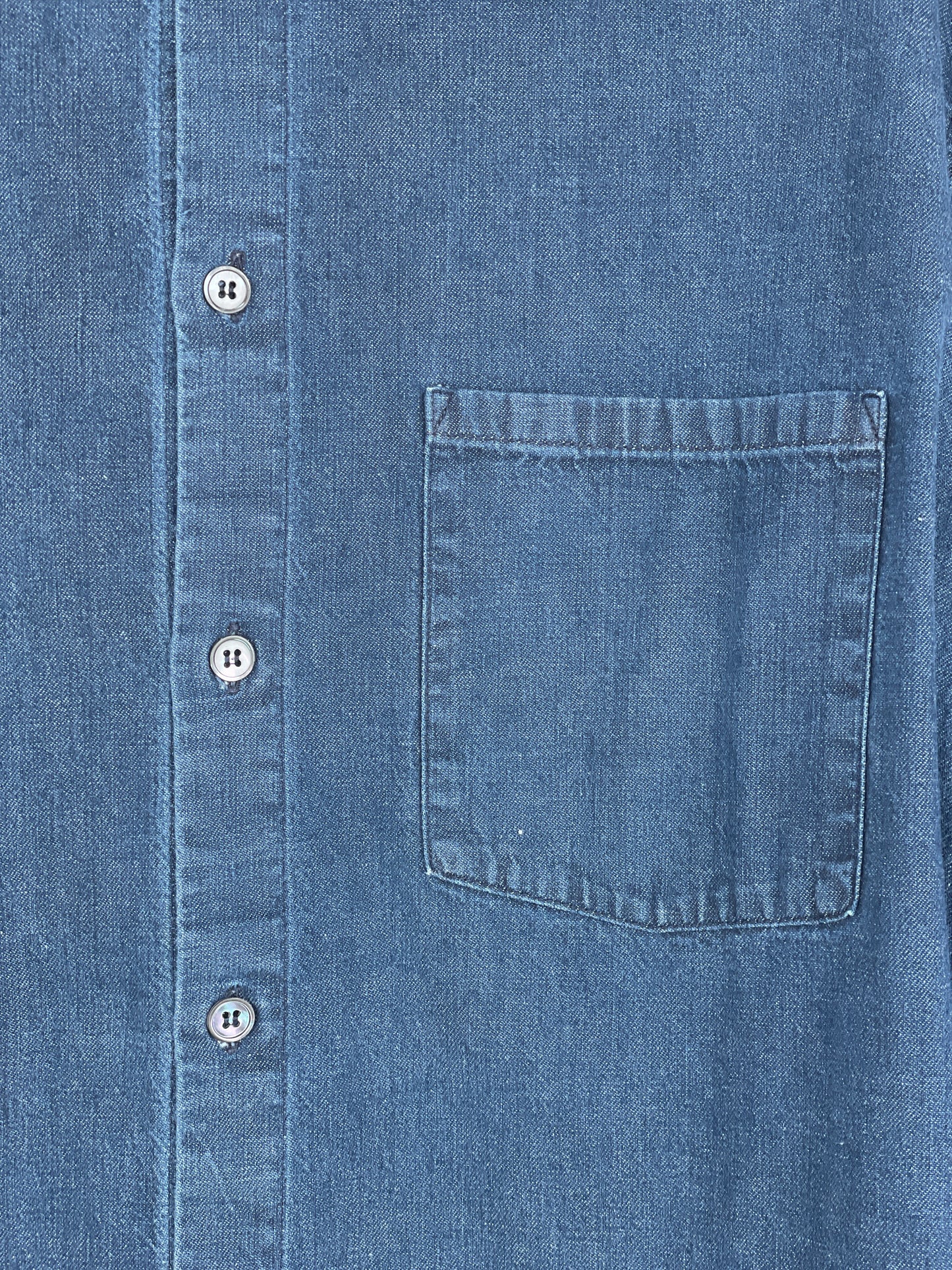 Helmut Lang AW98 One Pocket Denim Button-Up Shirt