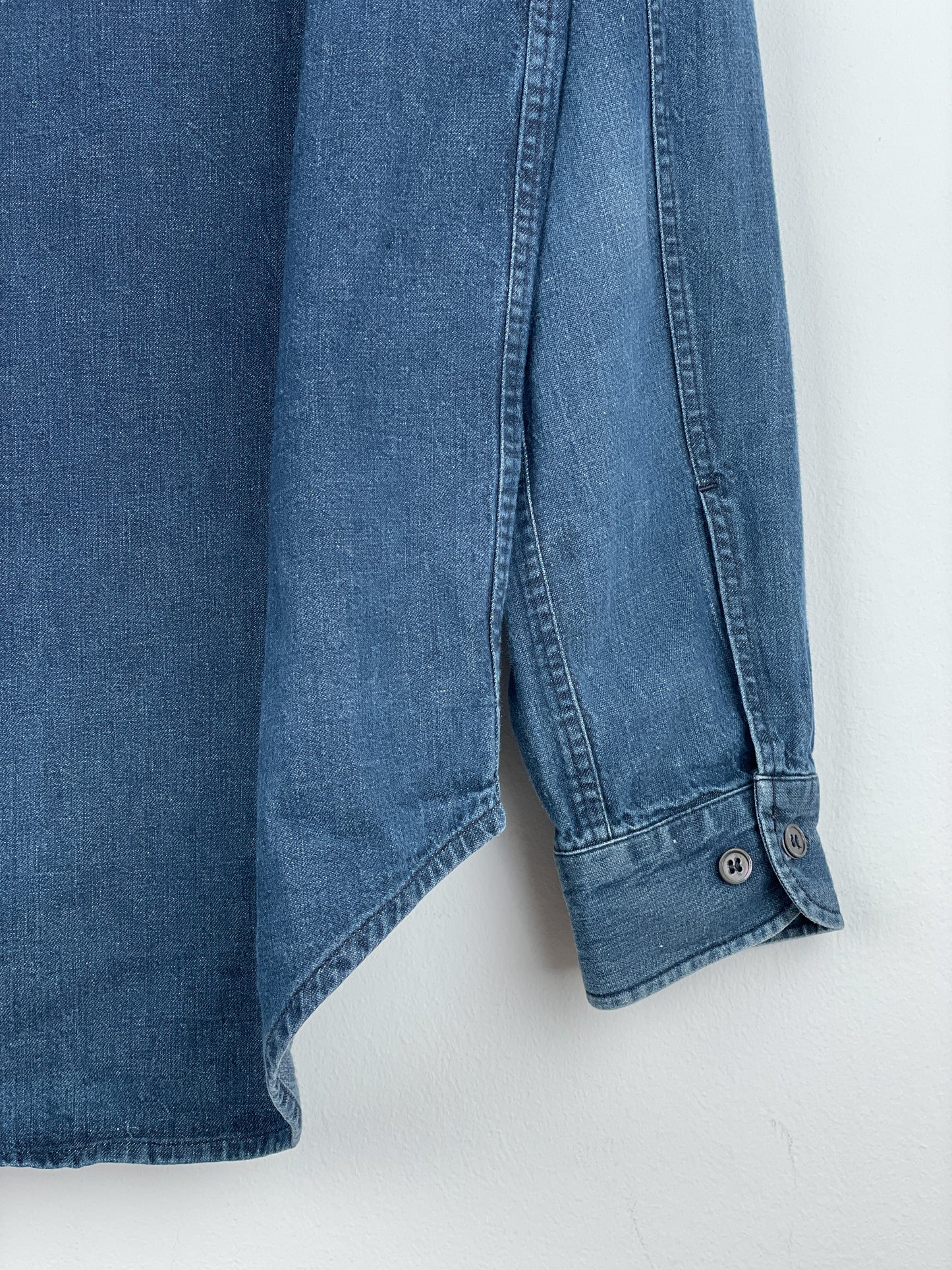Helmut Lang AW98 One Pocket Denim Button-Up Shirt