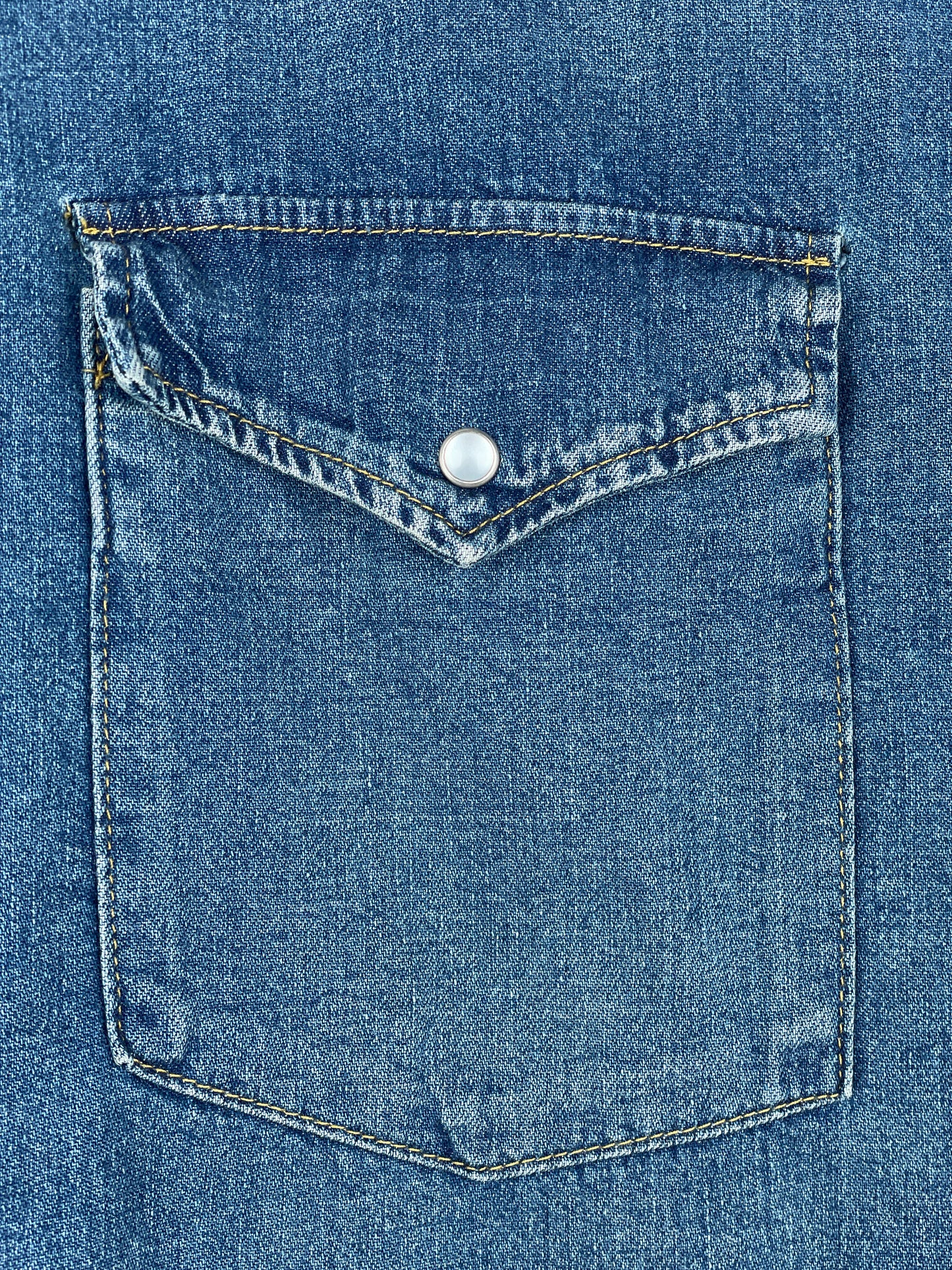 Maison Margiela SS22 Deconstructed Western Denim Button-Up Shirt