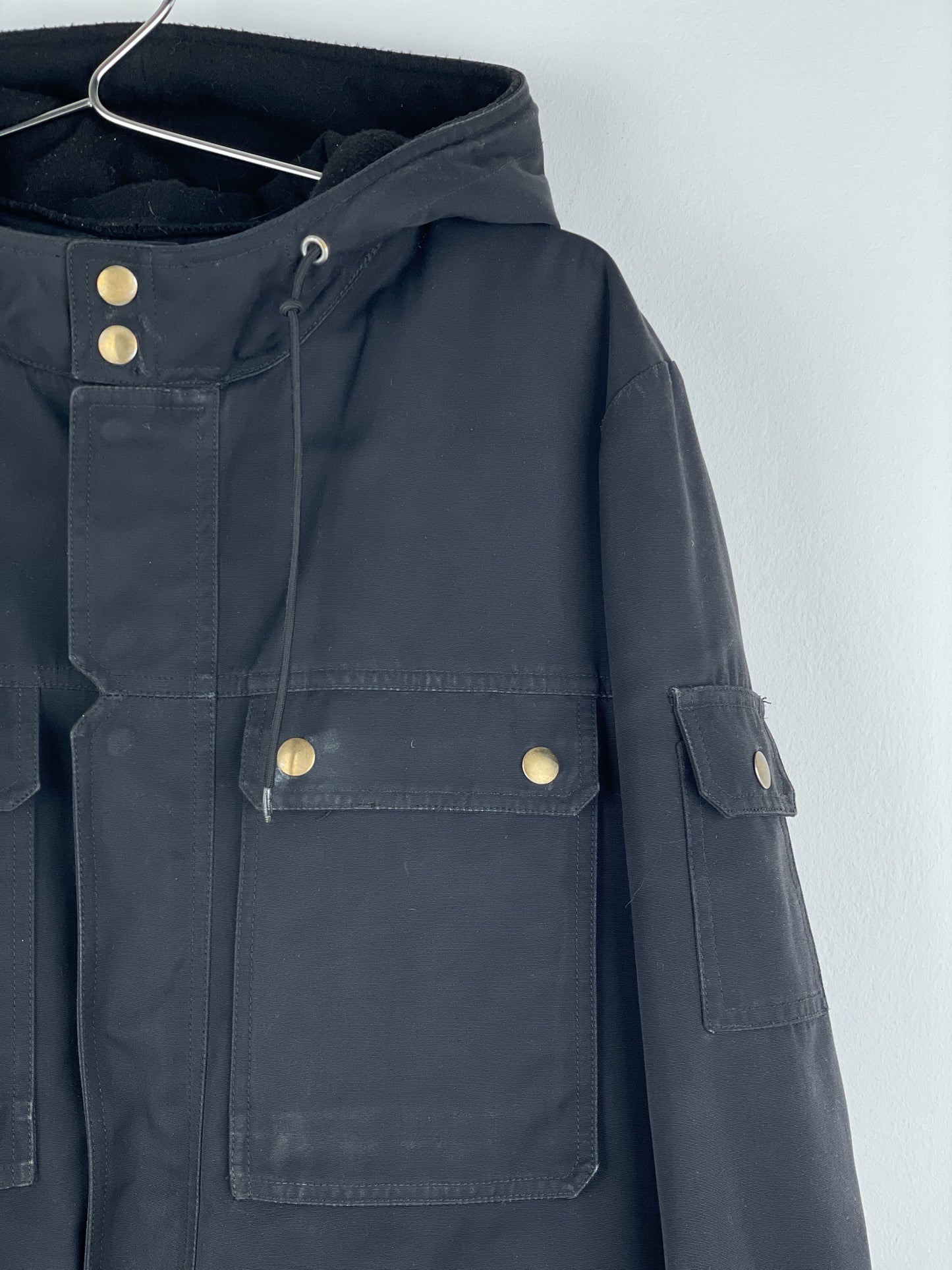 Dior Homme AW07 'Navigate' Multi-Pocket Military Parka Coat