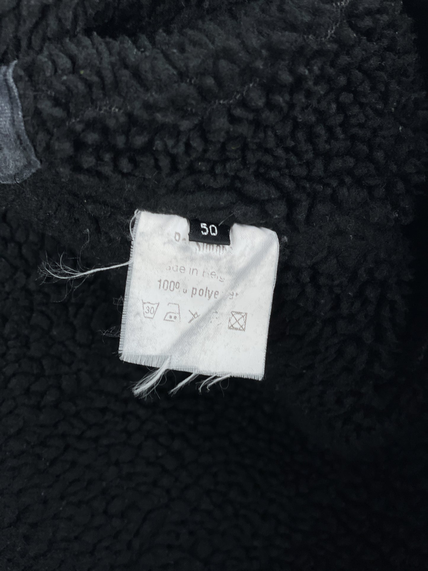 Raf Simons AW03 'Closer' Peter Saville Collage Backprint Parka