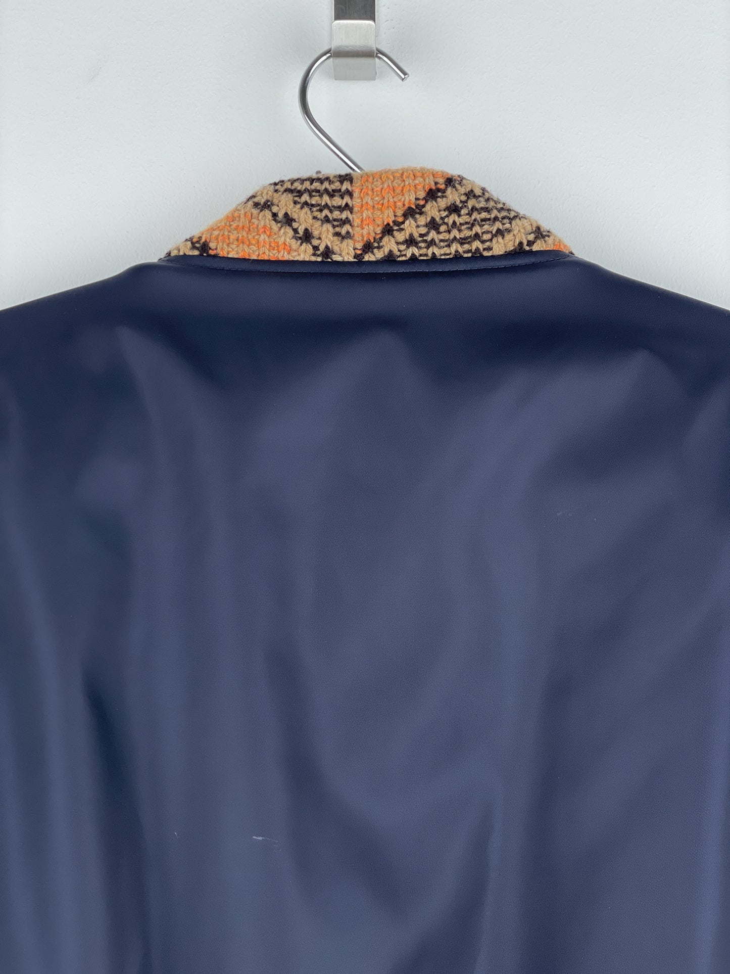 Prada AW21 Oversized Knit MA-1 Bomber Jacket