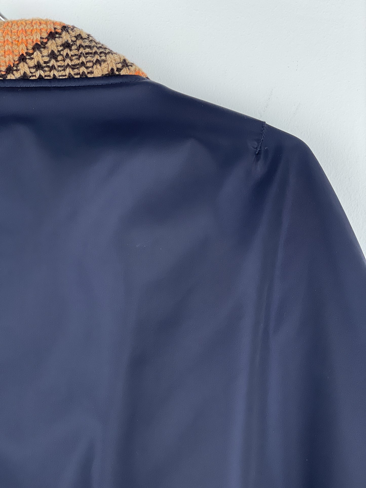 Prada AW21 Oversized Knit MA-1 Bomber Jacket