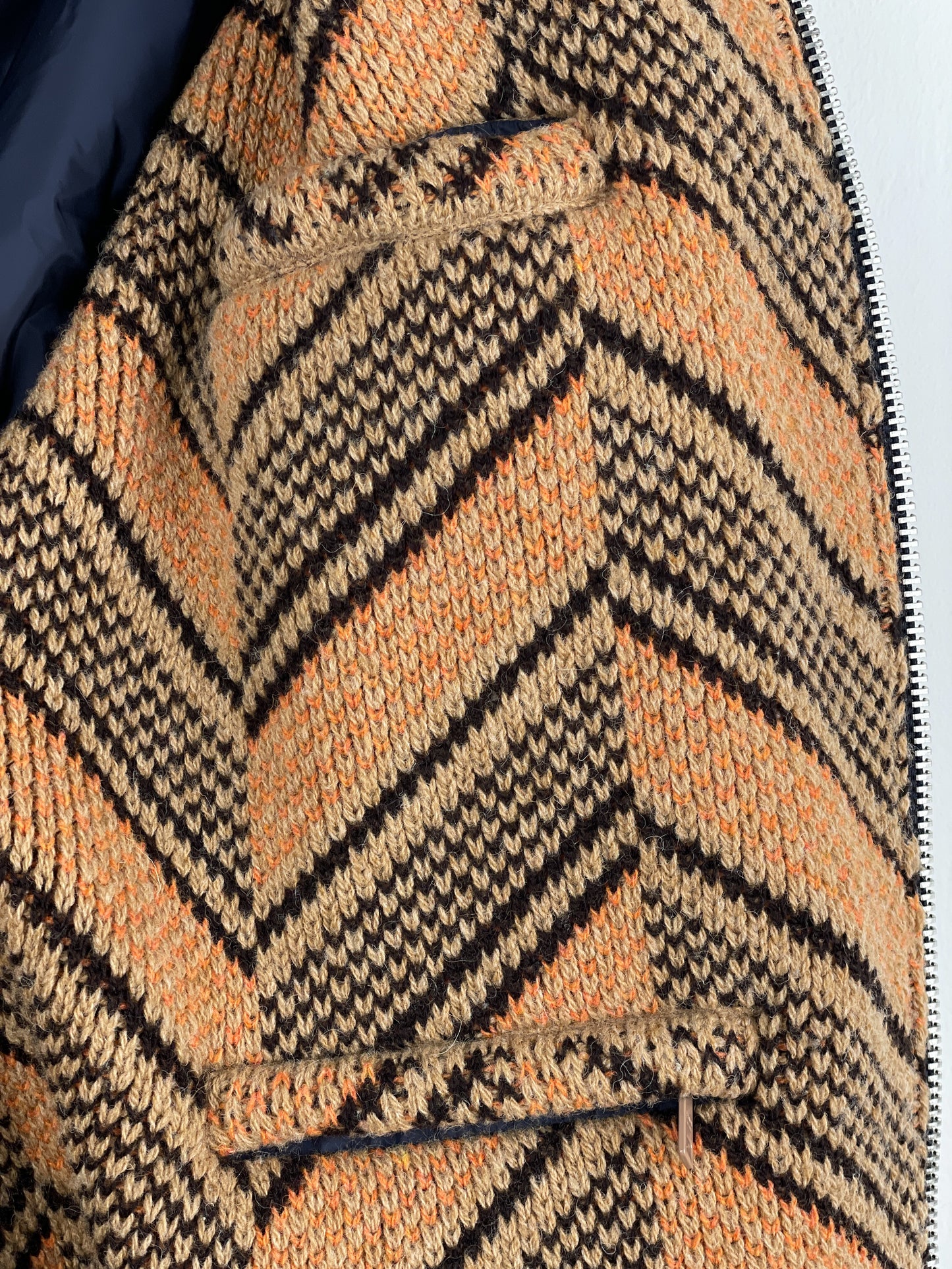 Prada AW21 Oversized Knit MA-1 Bomber Jacket
