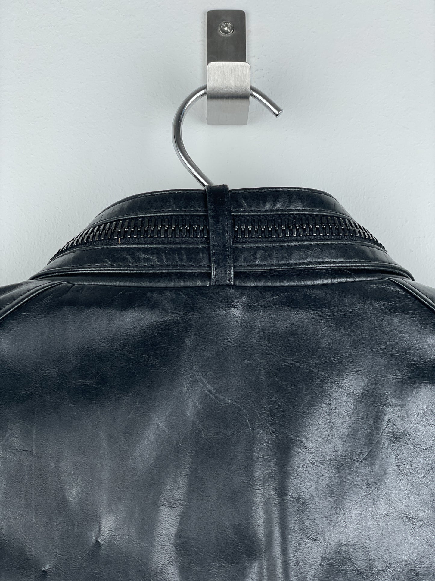 Balmain SS10 Decarnin Bondage Strap Militant Leather Jacket