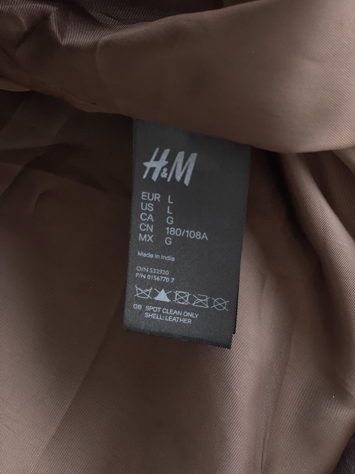 Maison Margiela x H&M Artisanal Belt Leather Jacket
