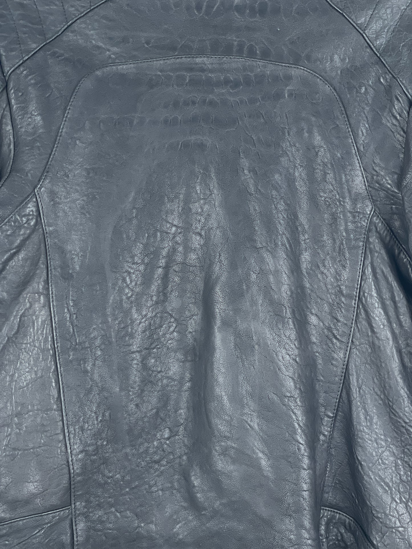 Balmain x H&M AW15 Double-Zipper Biker Leather Jacket