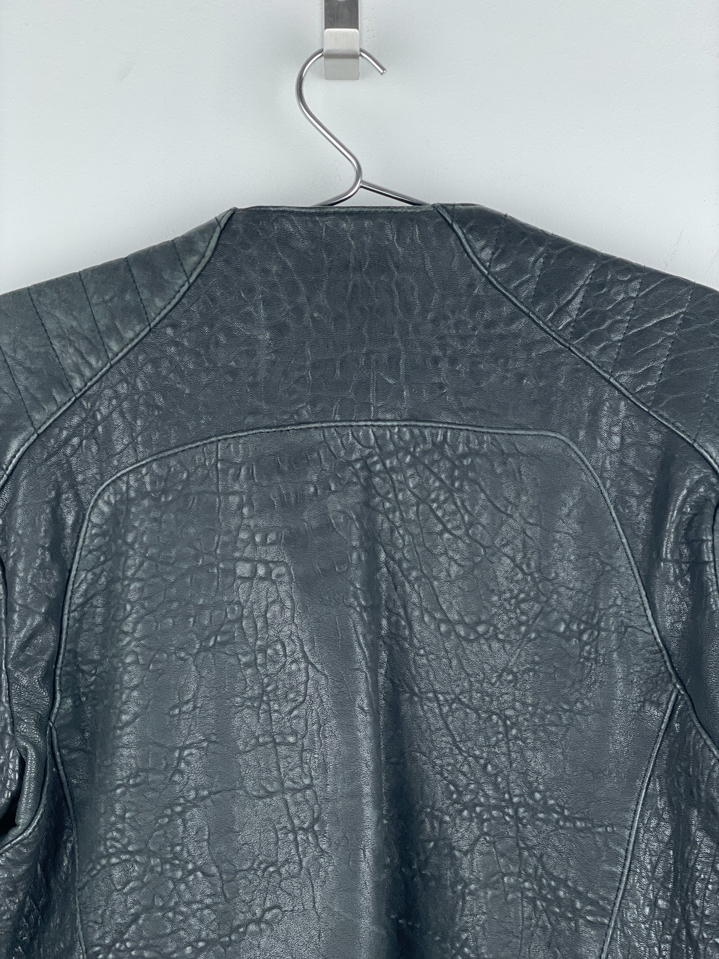 Balmain x H&M AW15 Double-Zipper Biker Leather Jacket