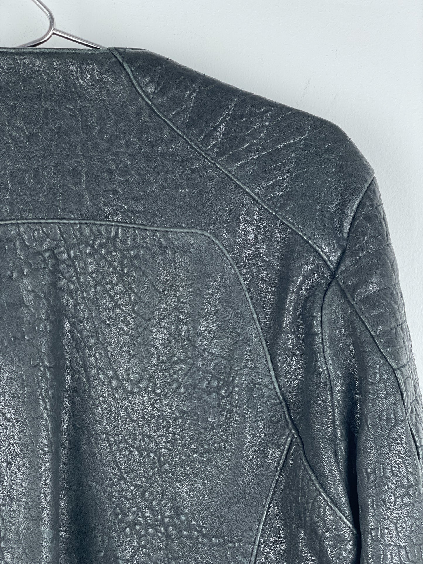 Balmain x H&M AW15 Double-Zipper Biker Leather Jacket