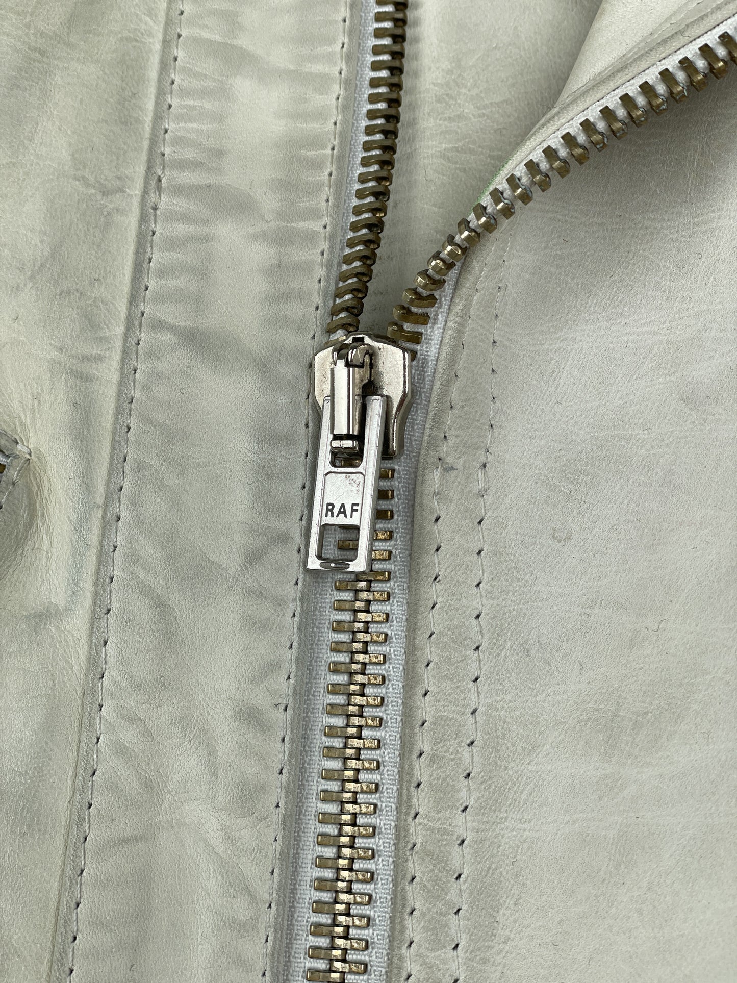 RAF by Raf Simons AW05 Sleeveless Leather Moto Biker Vest