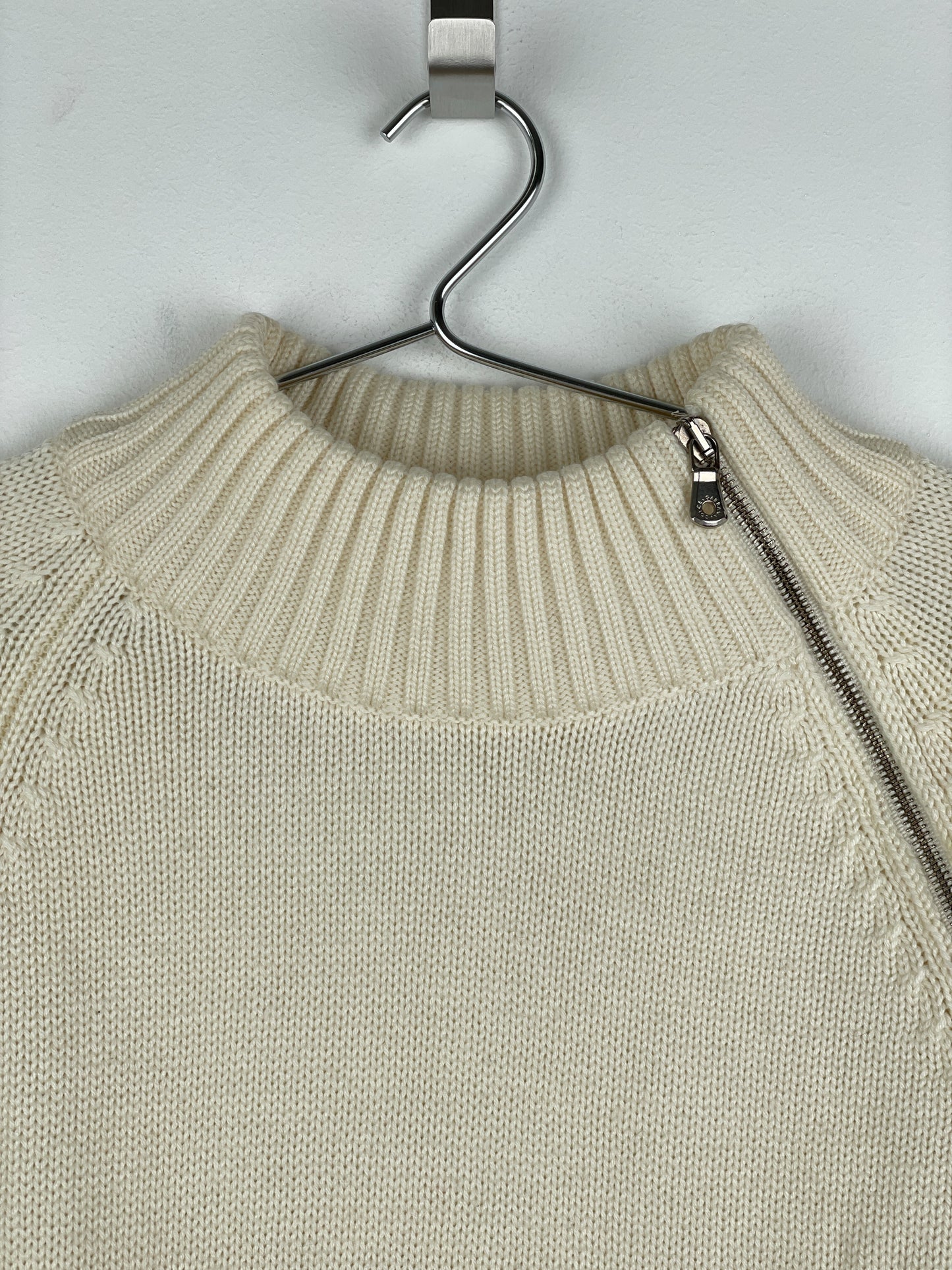 Dolce & Gabbana AW03 Spiral-Zip Knit Sweater