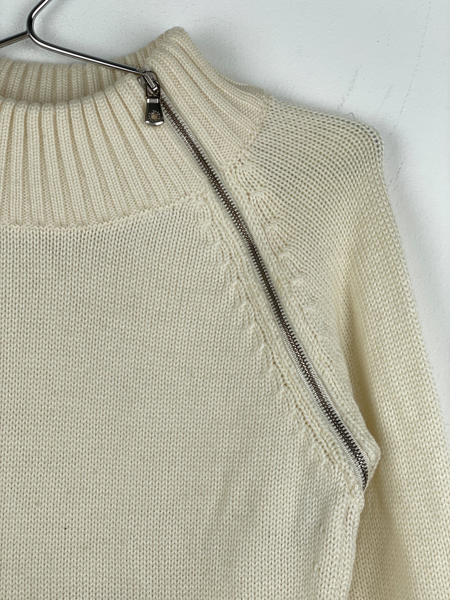 Dolce & Gabbana AW03 Spiral-Zip Knit Sweater