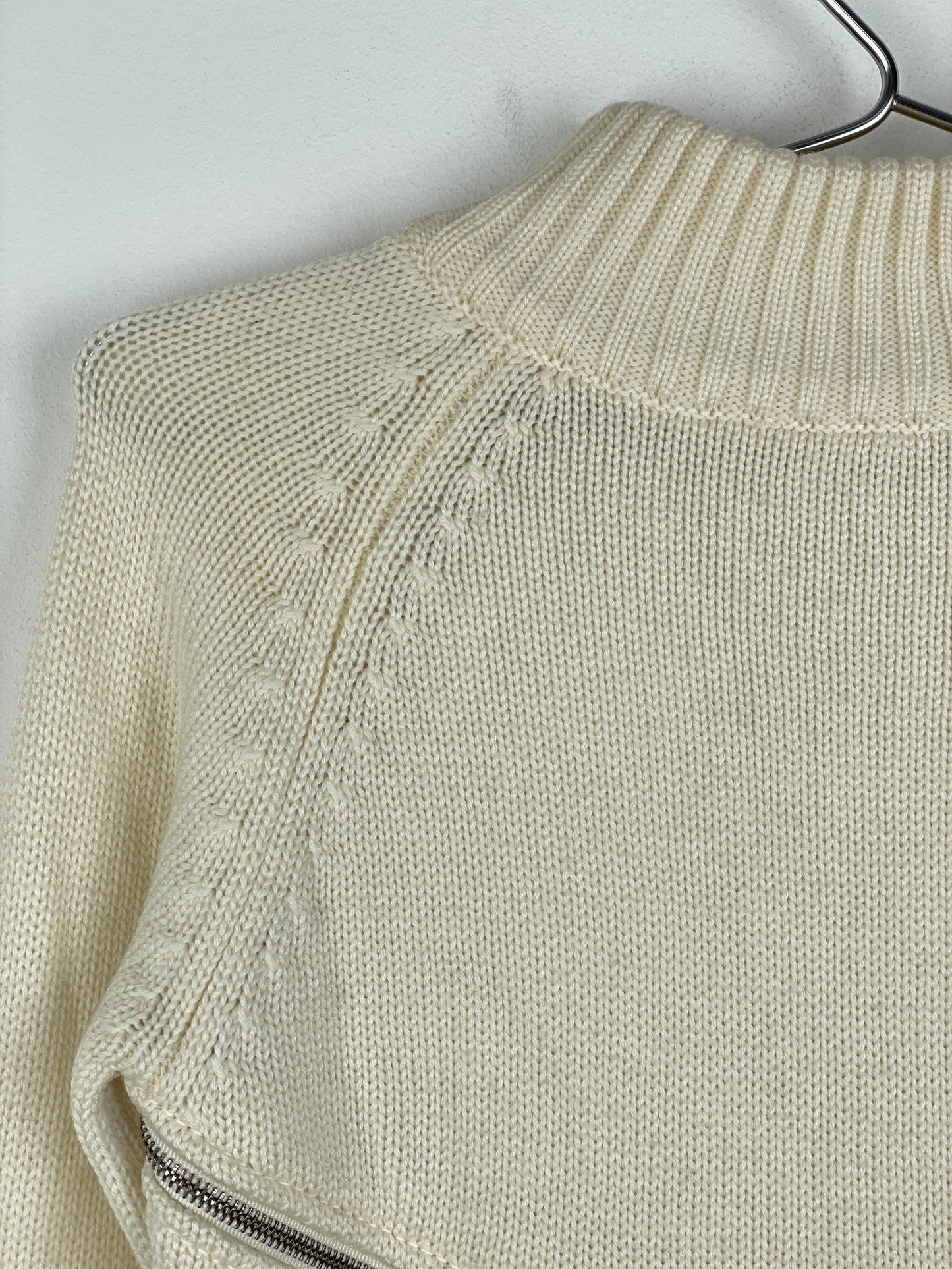 Dolce & Gabbana AW03 Spiral-Zip Knit Sweater