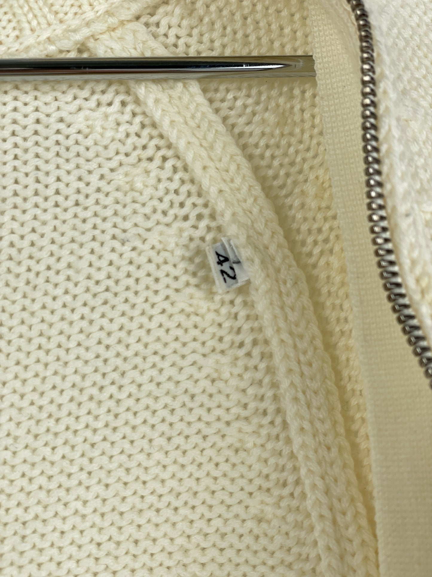 Dolce & Gabbana AW03 Spiral-Zip Knit Sweater