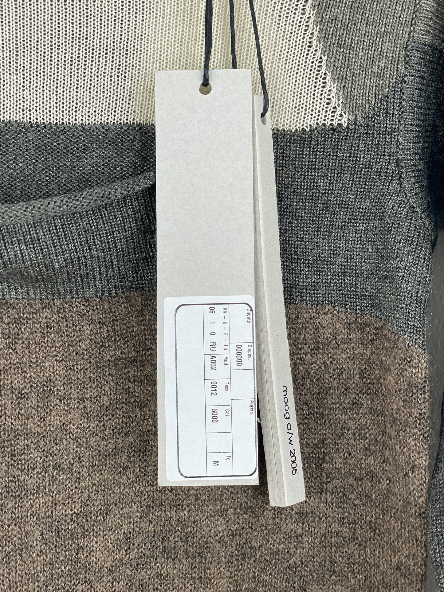 Rick Owens AW05 'Moog' Mohair Impala Knit Sweater