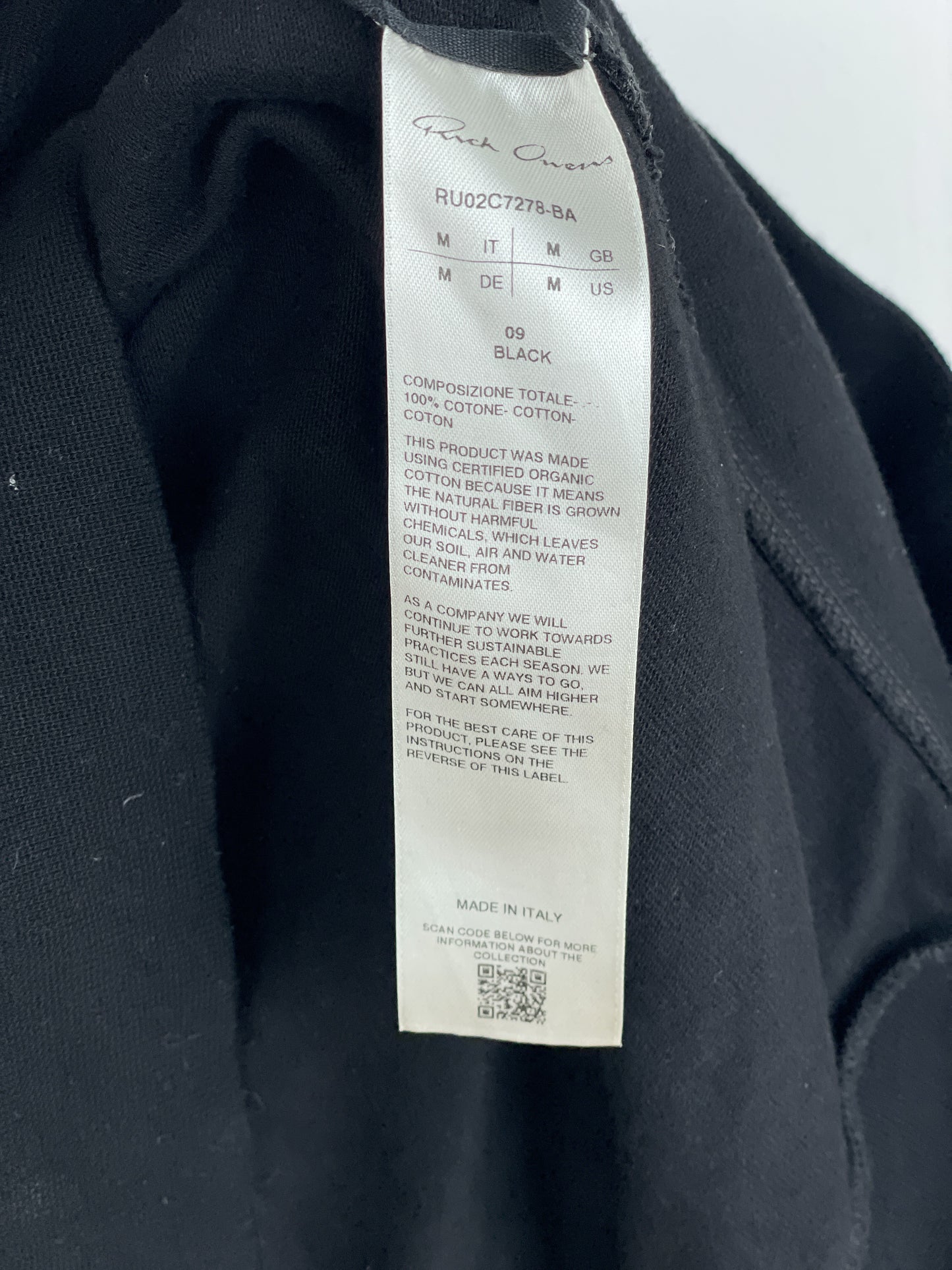 Rick Owens AW23 'Luxor' Splintered Peter Panel Sweater