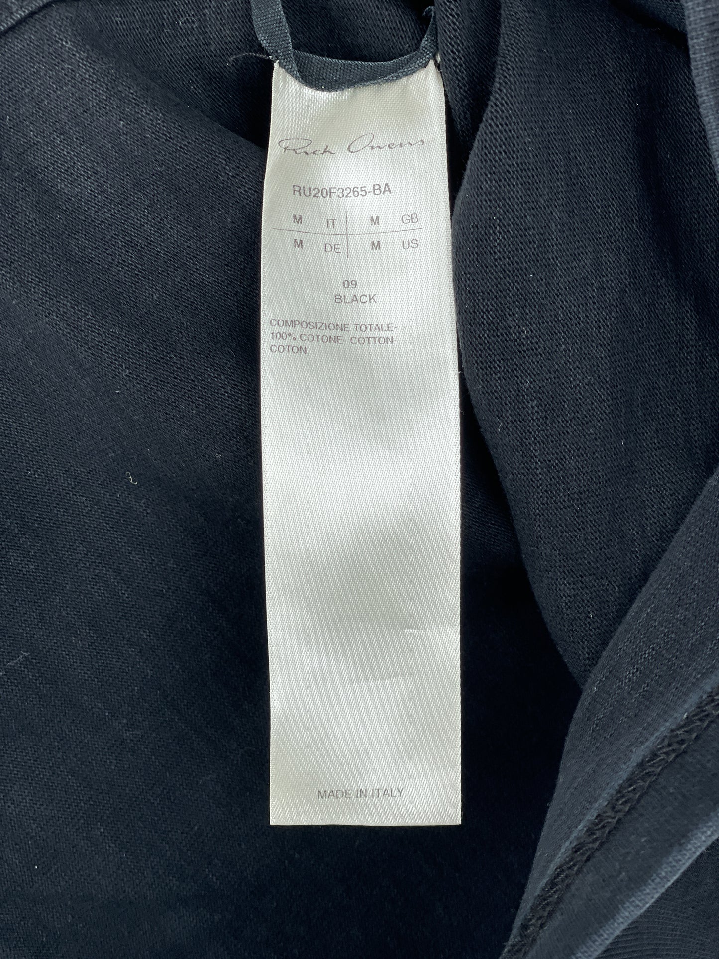 Rick Owens AW20 'Performa' Short Level T-Shirt