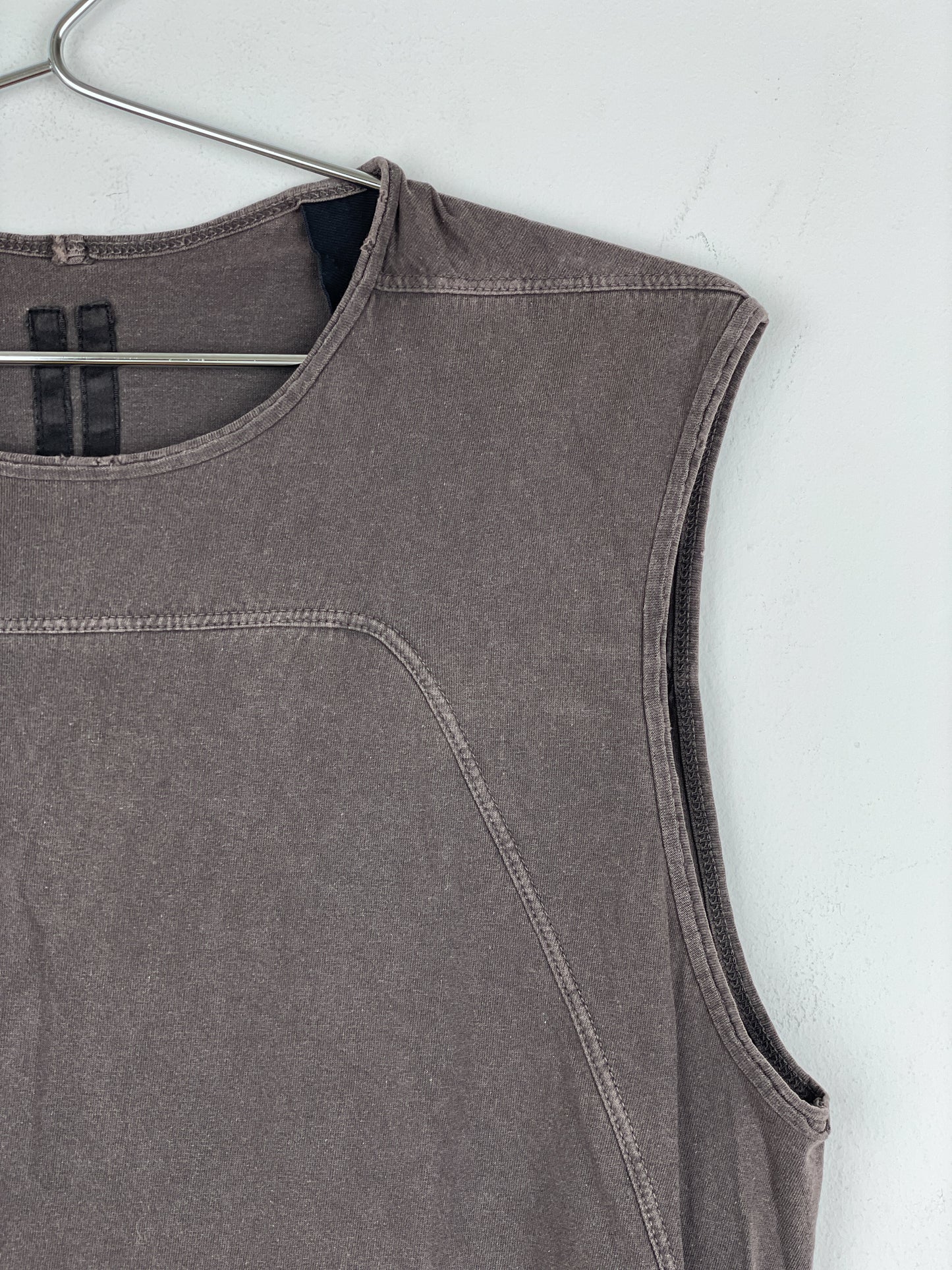 Rick Owens DRKSDHW SS13 'Island' Geometric Panel Tank Top