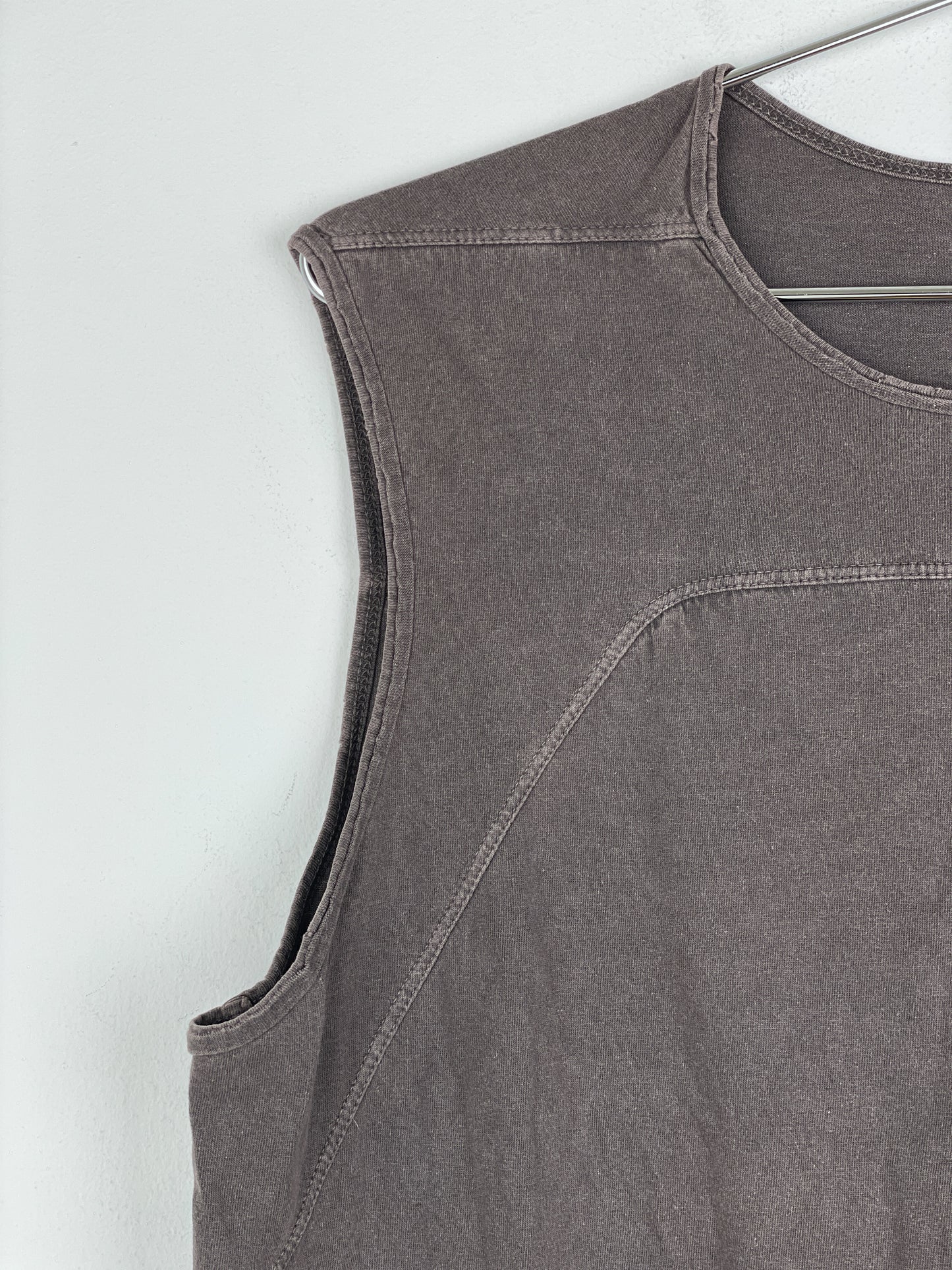 Rick Owens DRKSDHW SS13 'Island' Geometric Panel Tank Top