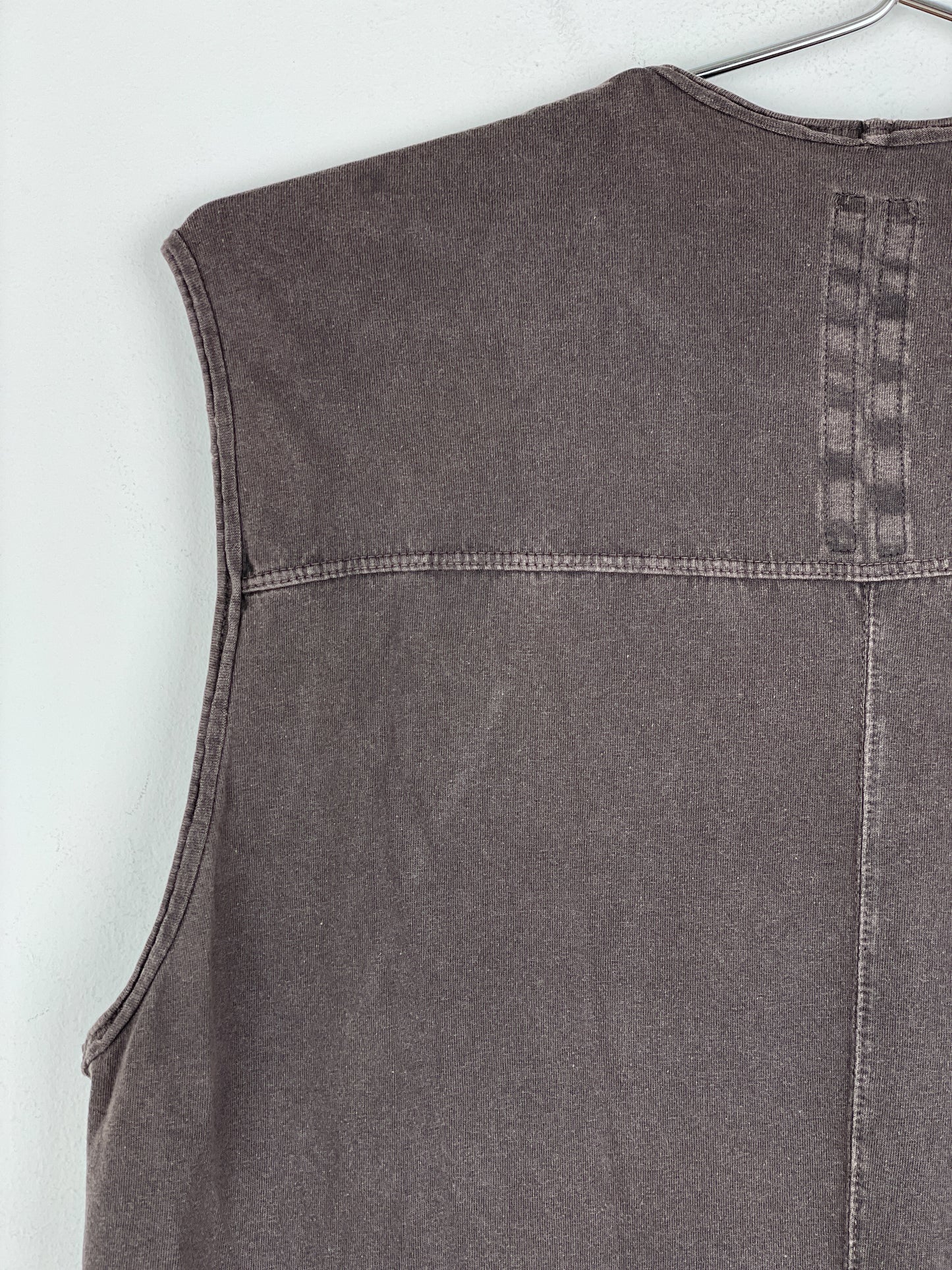 Rick Owens DRKSDHW SS13 'Island' Geometric Panel Tank Top