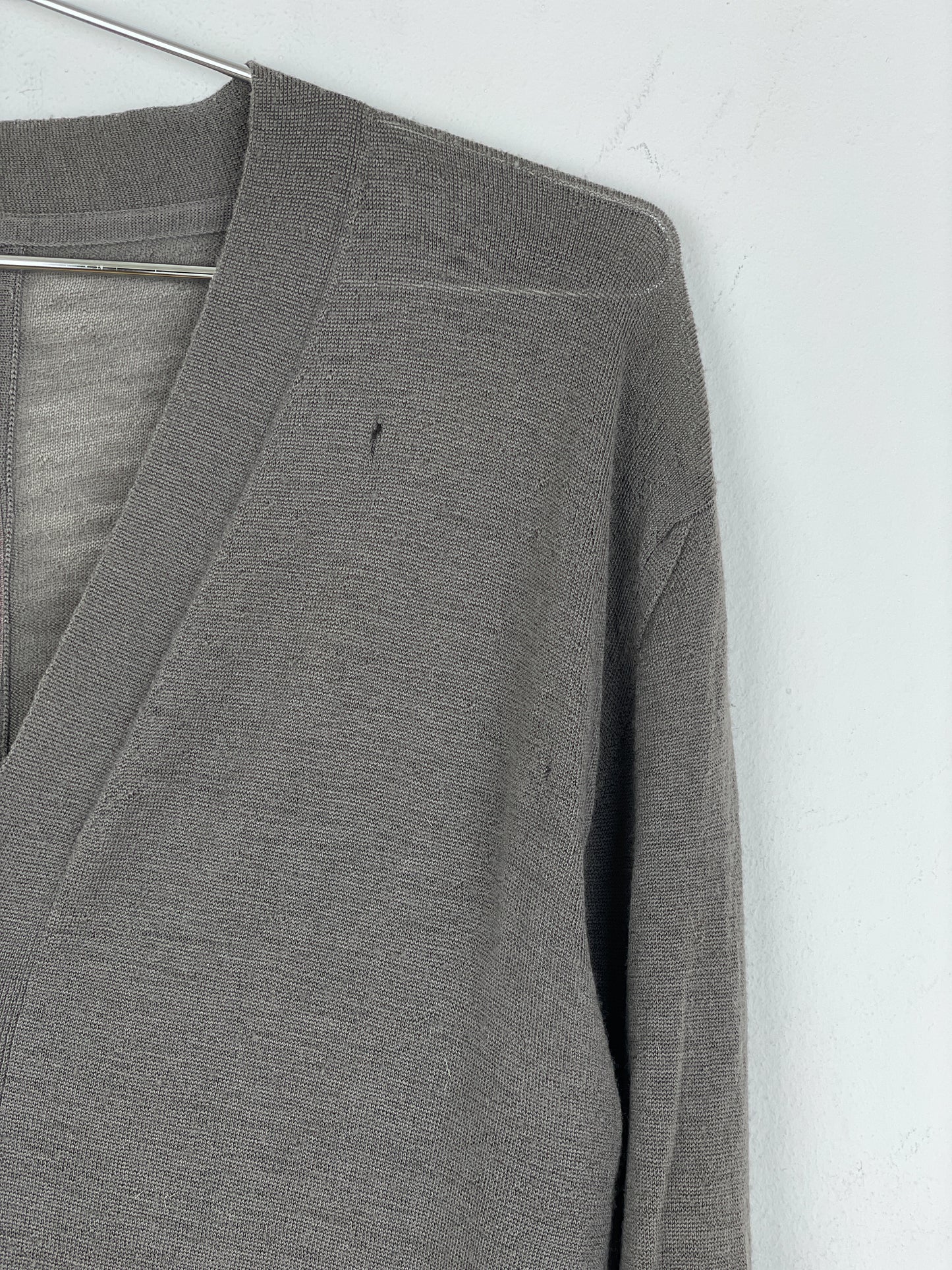 Rick Owens SS12 'Naska' Longline Bamboo Cardigan