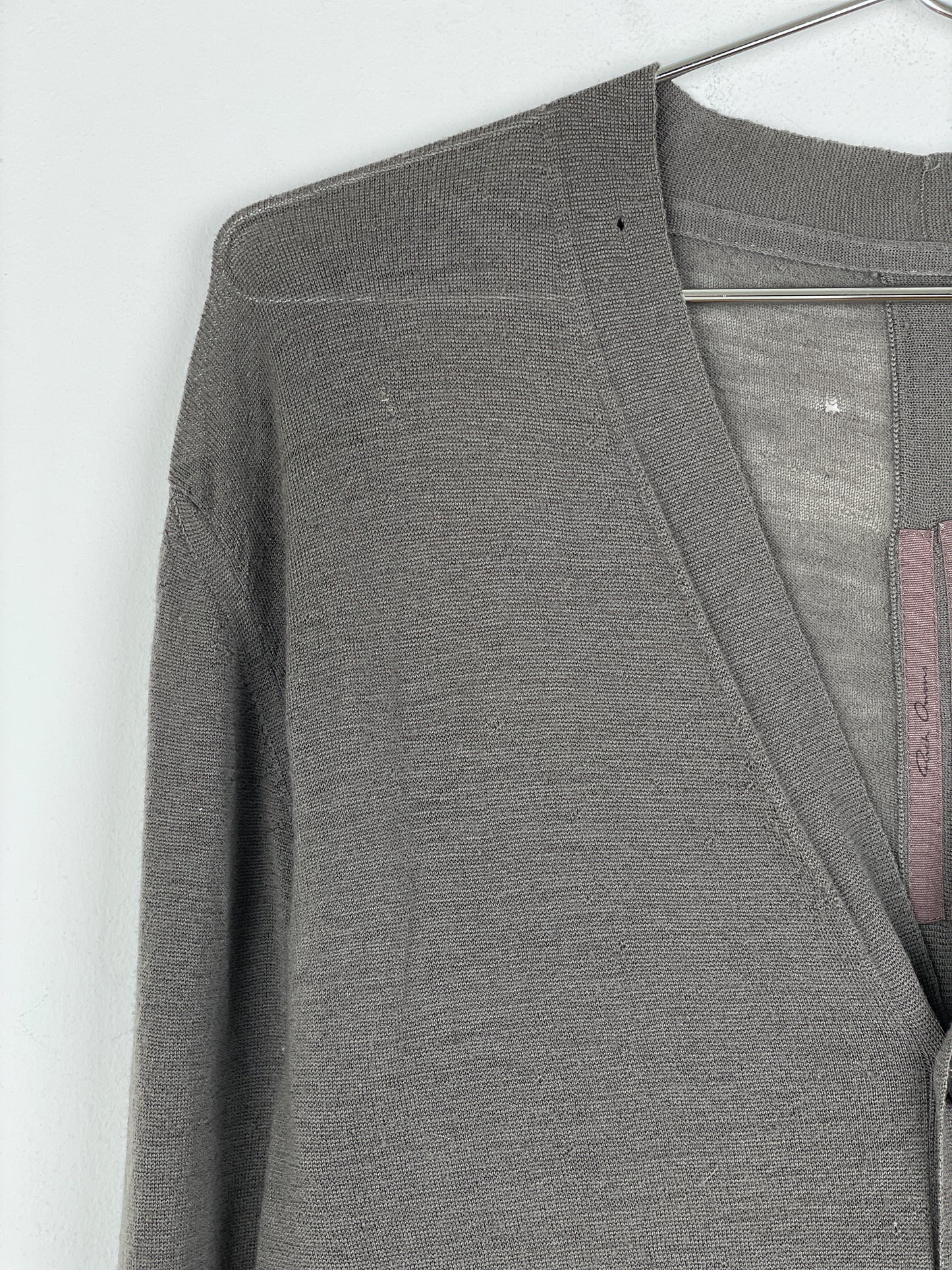 Rick Owens SS12 'Naska' Longline Bamboo Cardigan