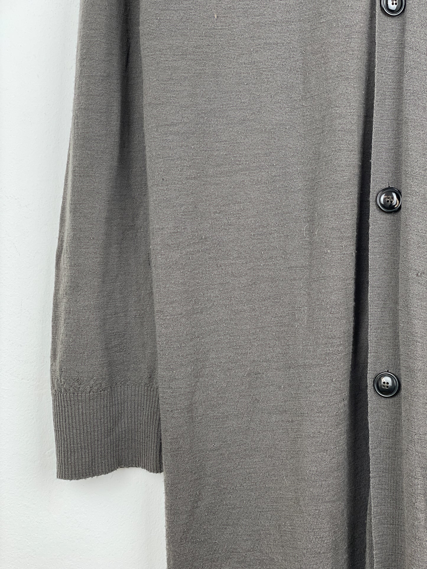 Rick Owens SS12 'Naska' Longline Bamboo Cardigan