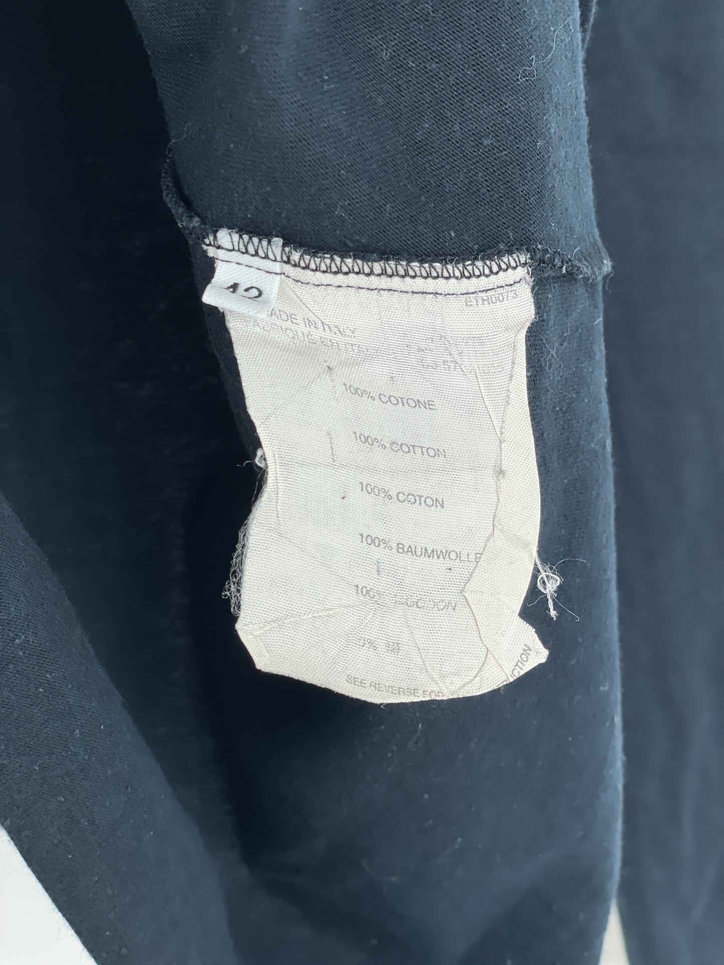 Helmut Lang SS01 Bondage Strap Longsleeve Top