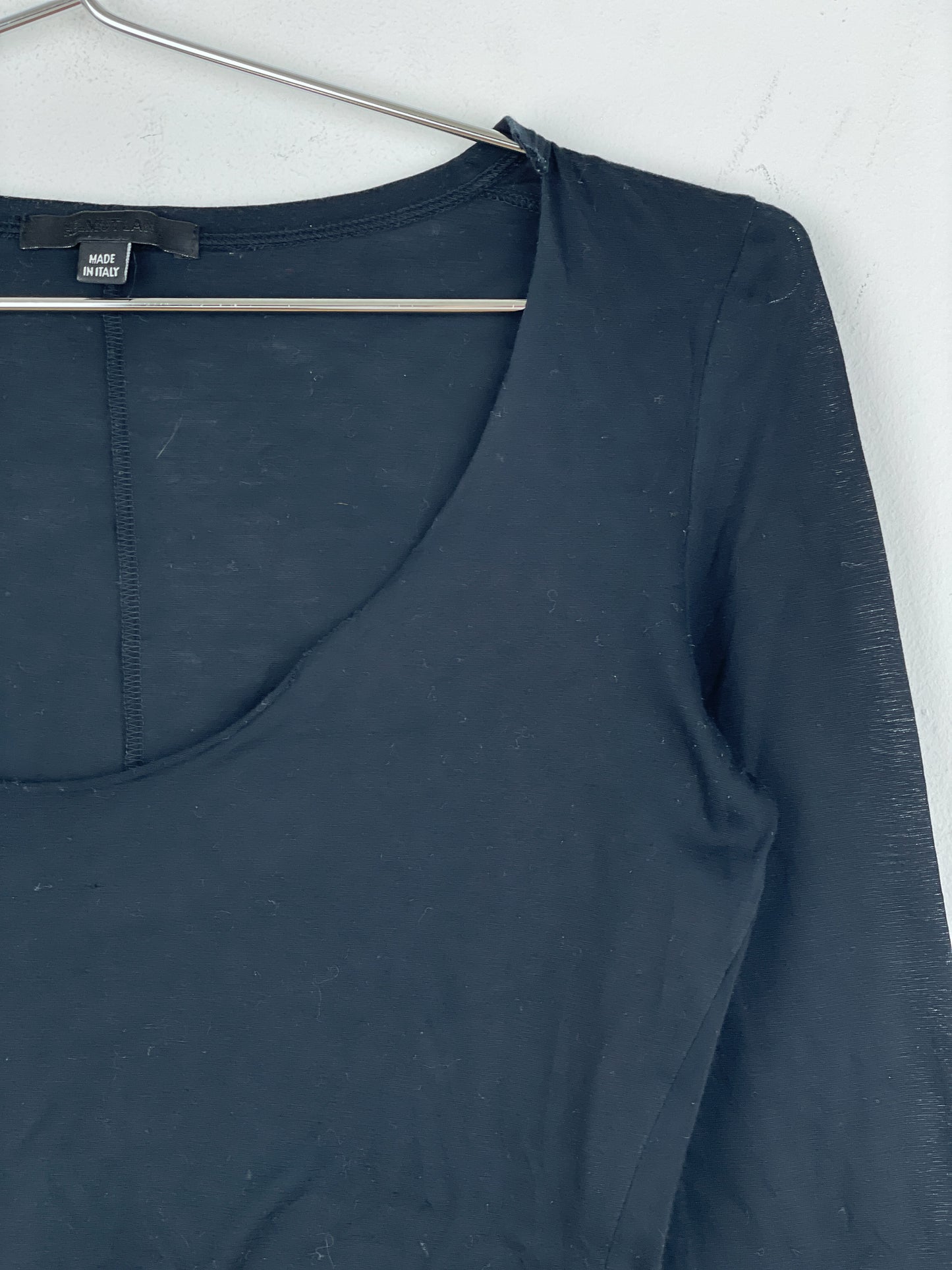 Helmut Lang 2000s Thumb-Strap Bondage Longsleeve Top