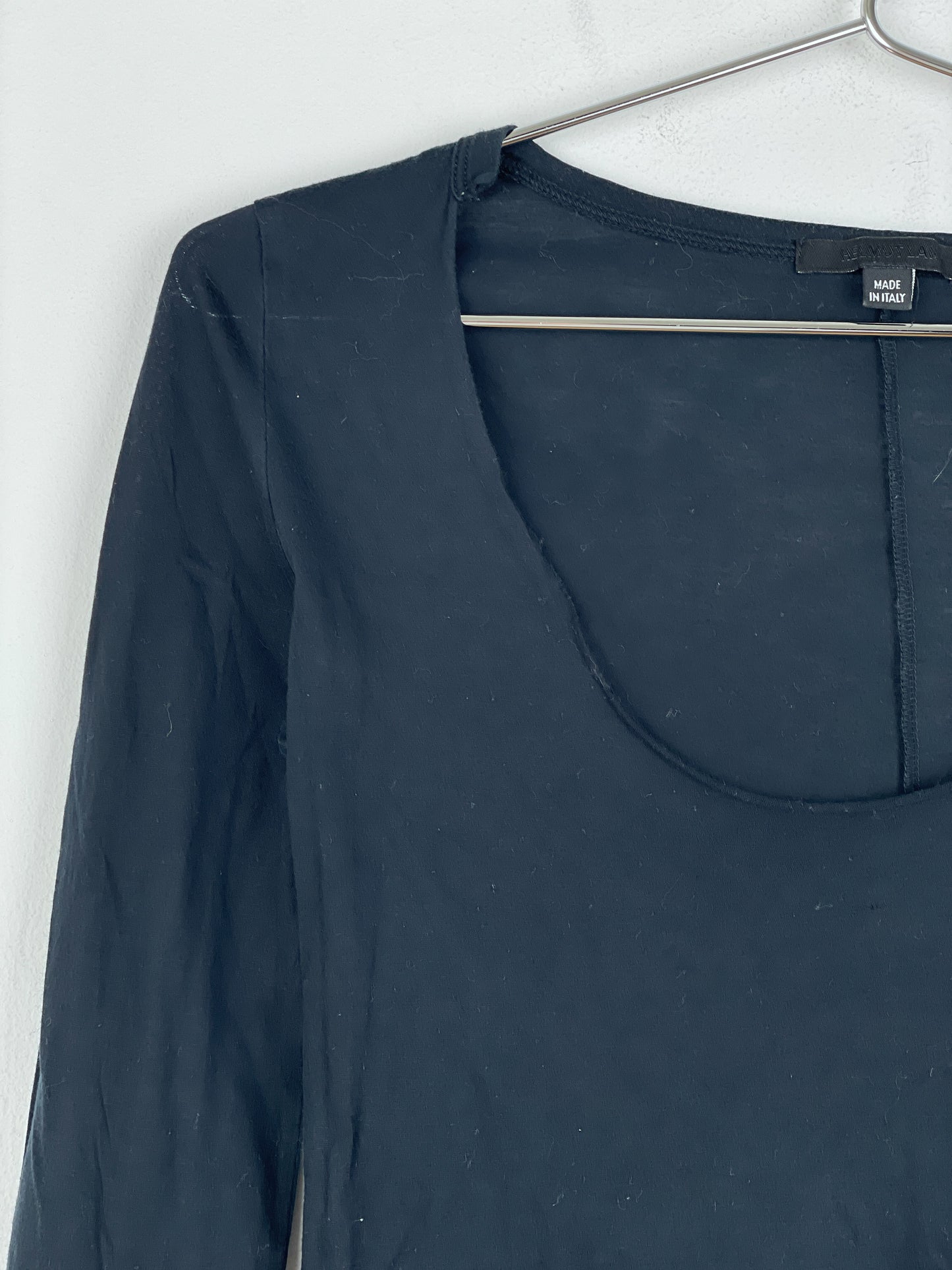 Helmut Lang 2000s Thumb-Strap Bondage Longsleeve Top