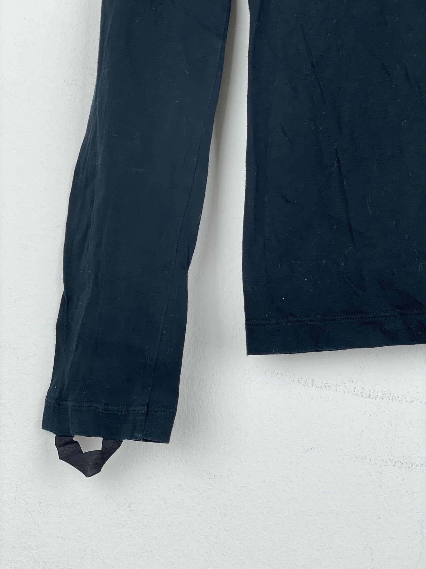 Helmut Lang 2000s Thumb-Strap Bondage Longsleeve Top